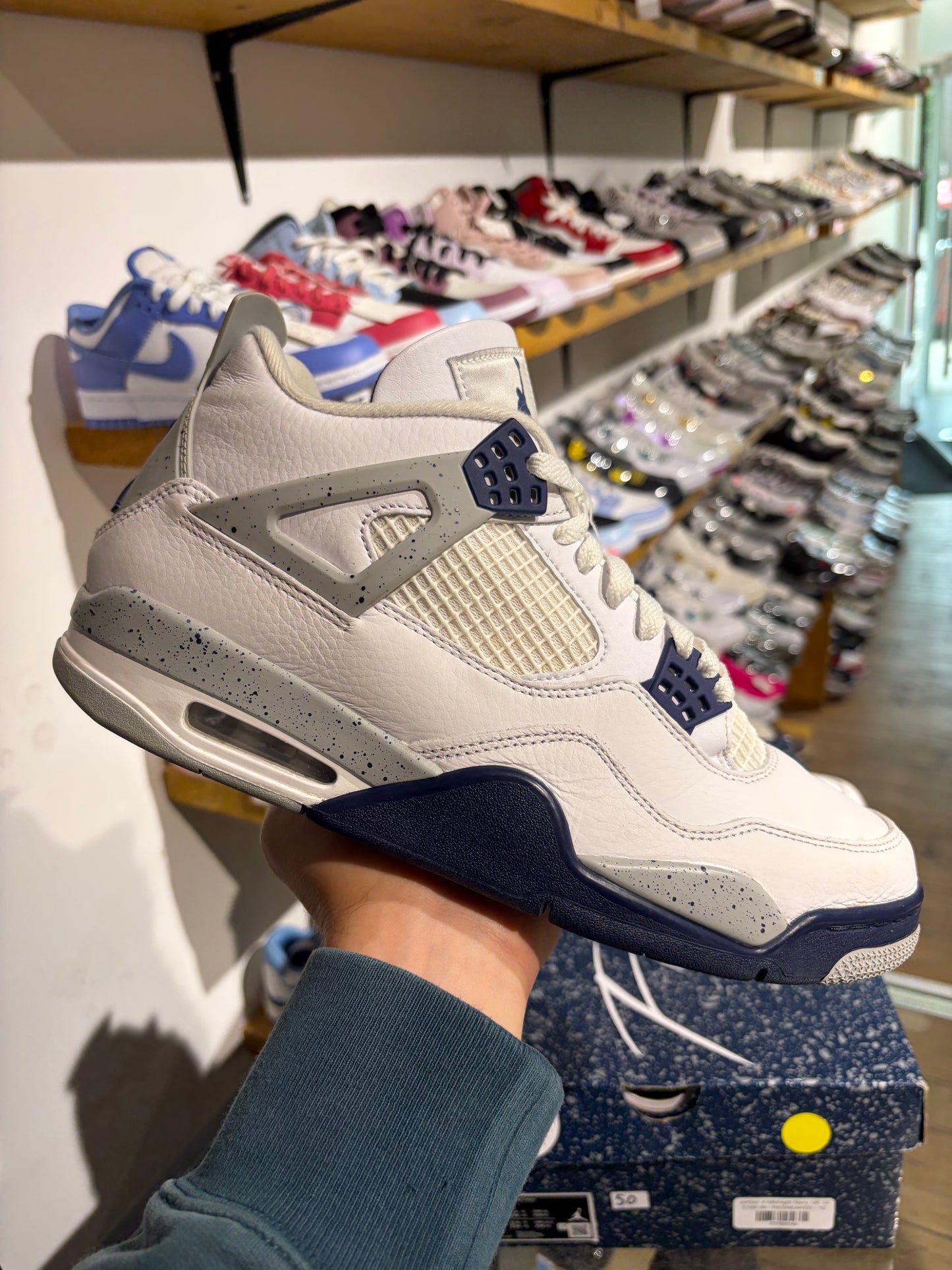 Jordan 4 Midnight Navy UK 10