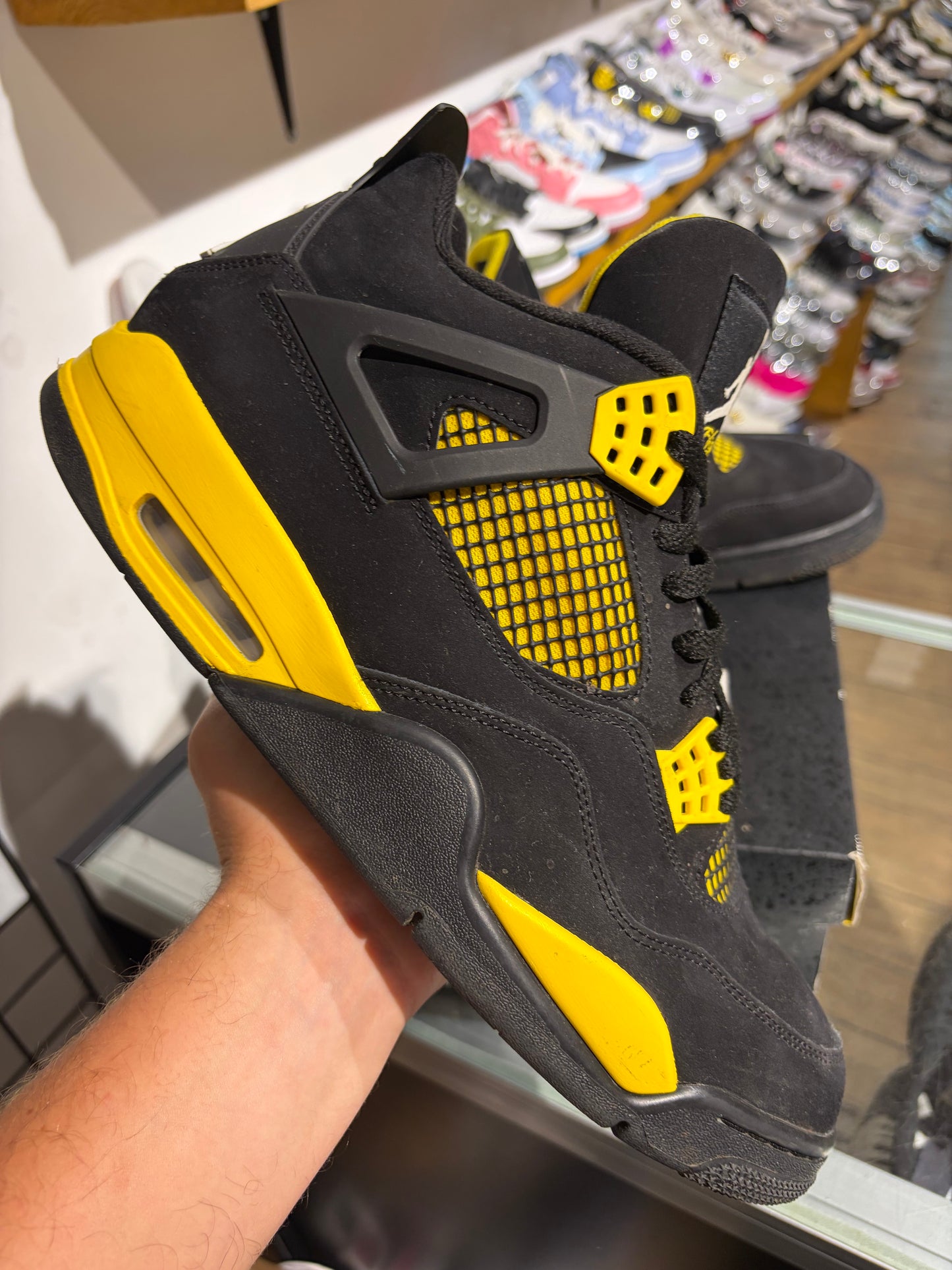 Air Jordan 4 Yellow Thunder UK 11.5