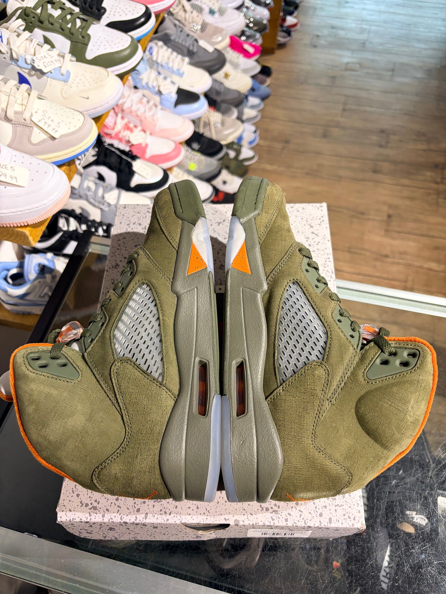 Air Jordan 5 Olive Craft UK 8.5