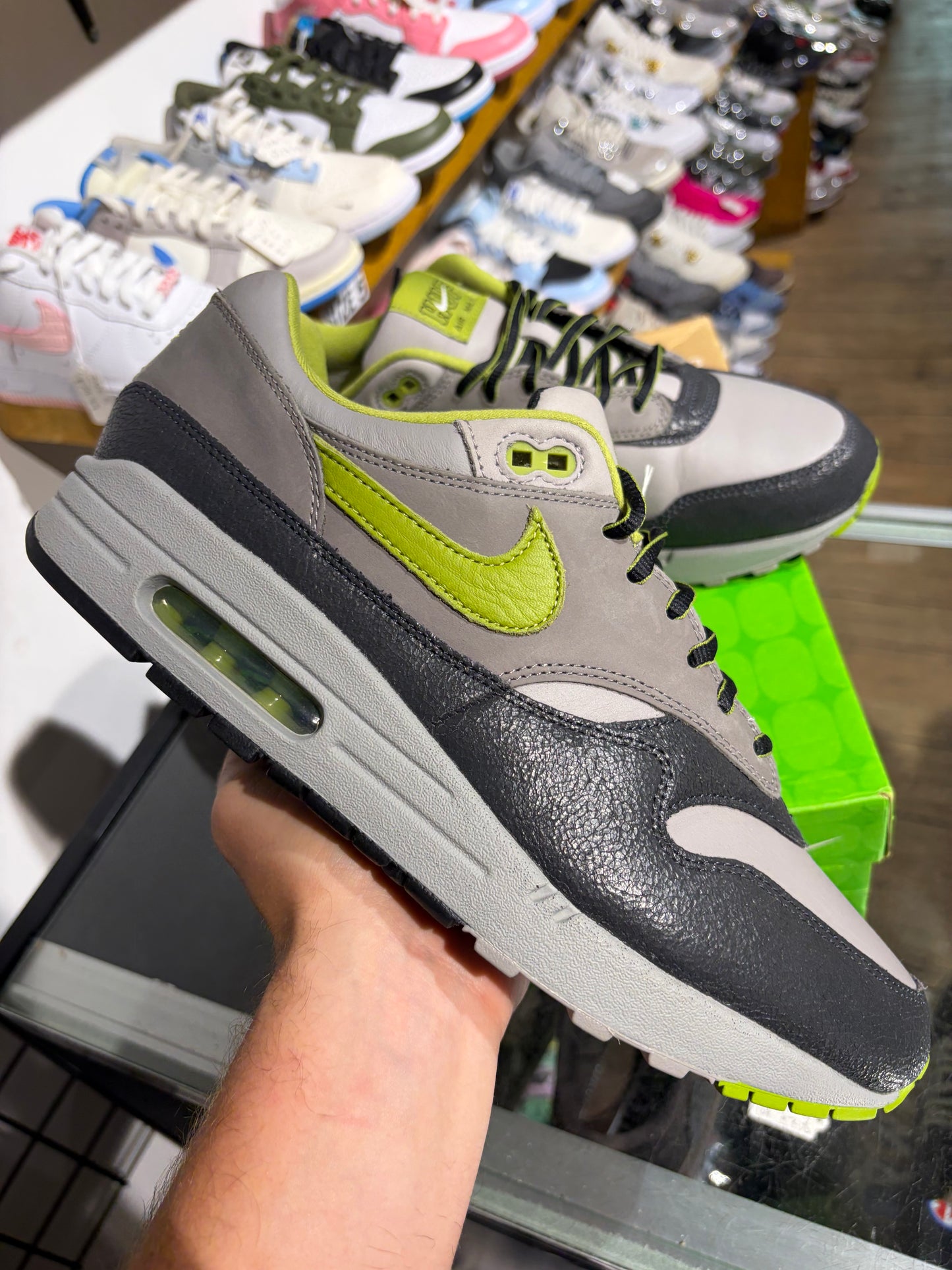Nike Air Max 1 SP HUF Pear Green UK 10.5