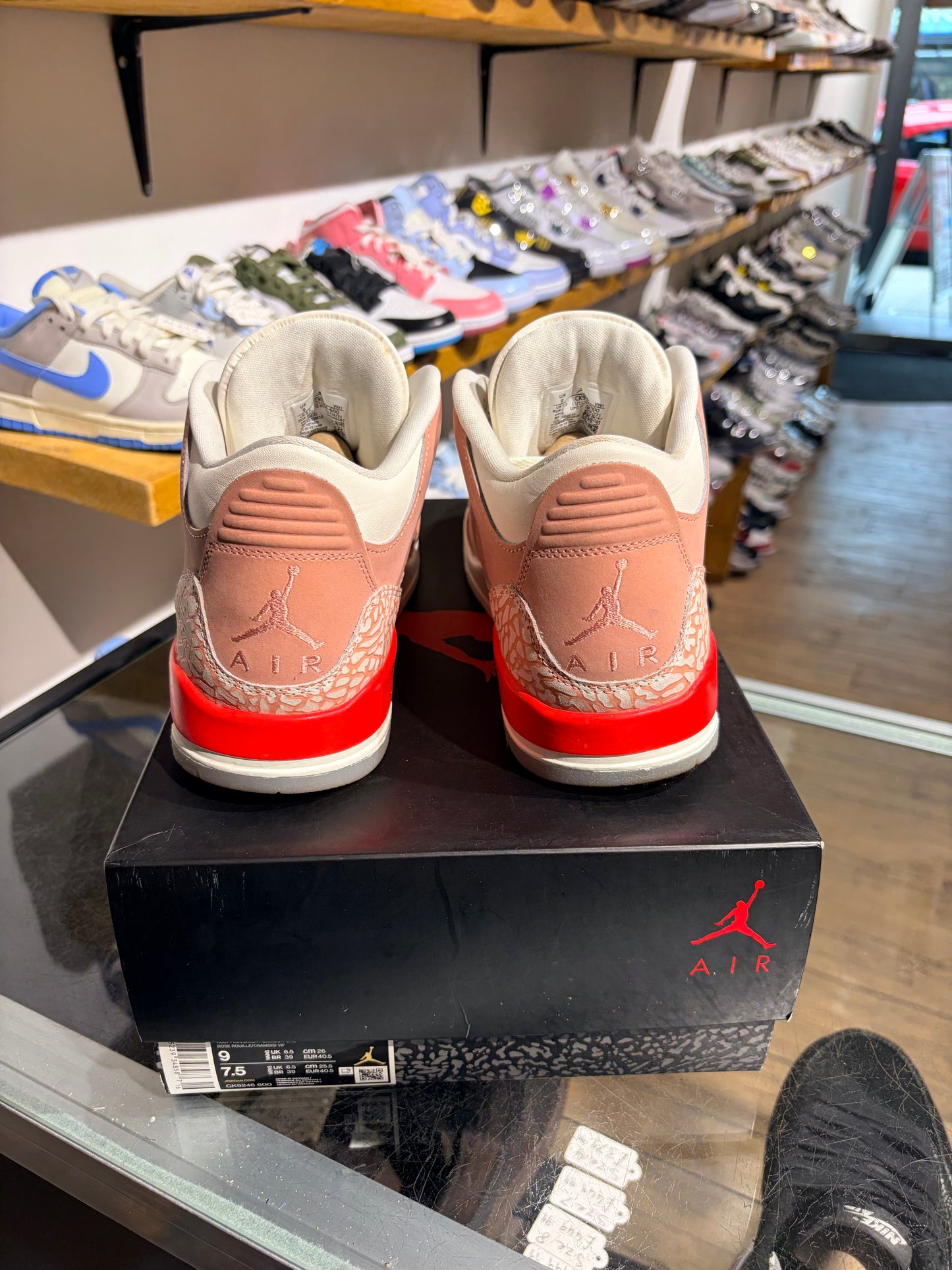 Jordan 3 Rust Pink UK 6.5 (W)