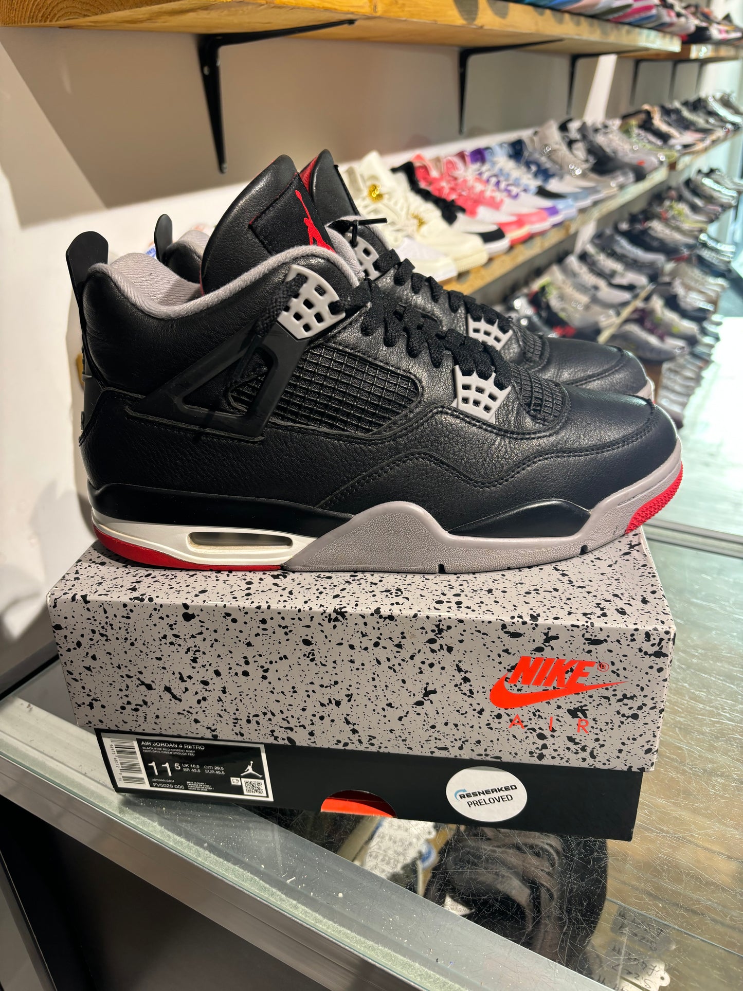 Jordan 4 Bred UK 10.5