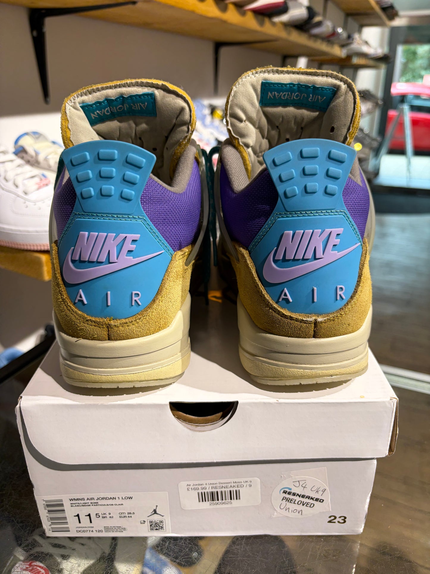 Air Jordan 4 Union Dessert Moss UK 9