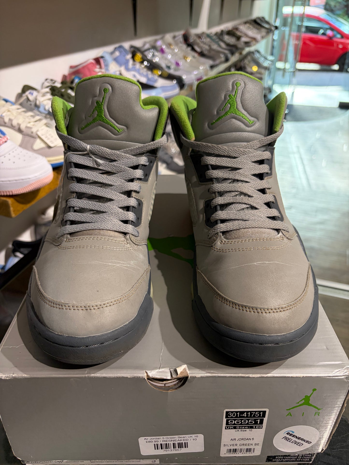 Air Jordan 5 Green Bean UK 10