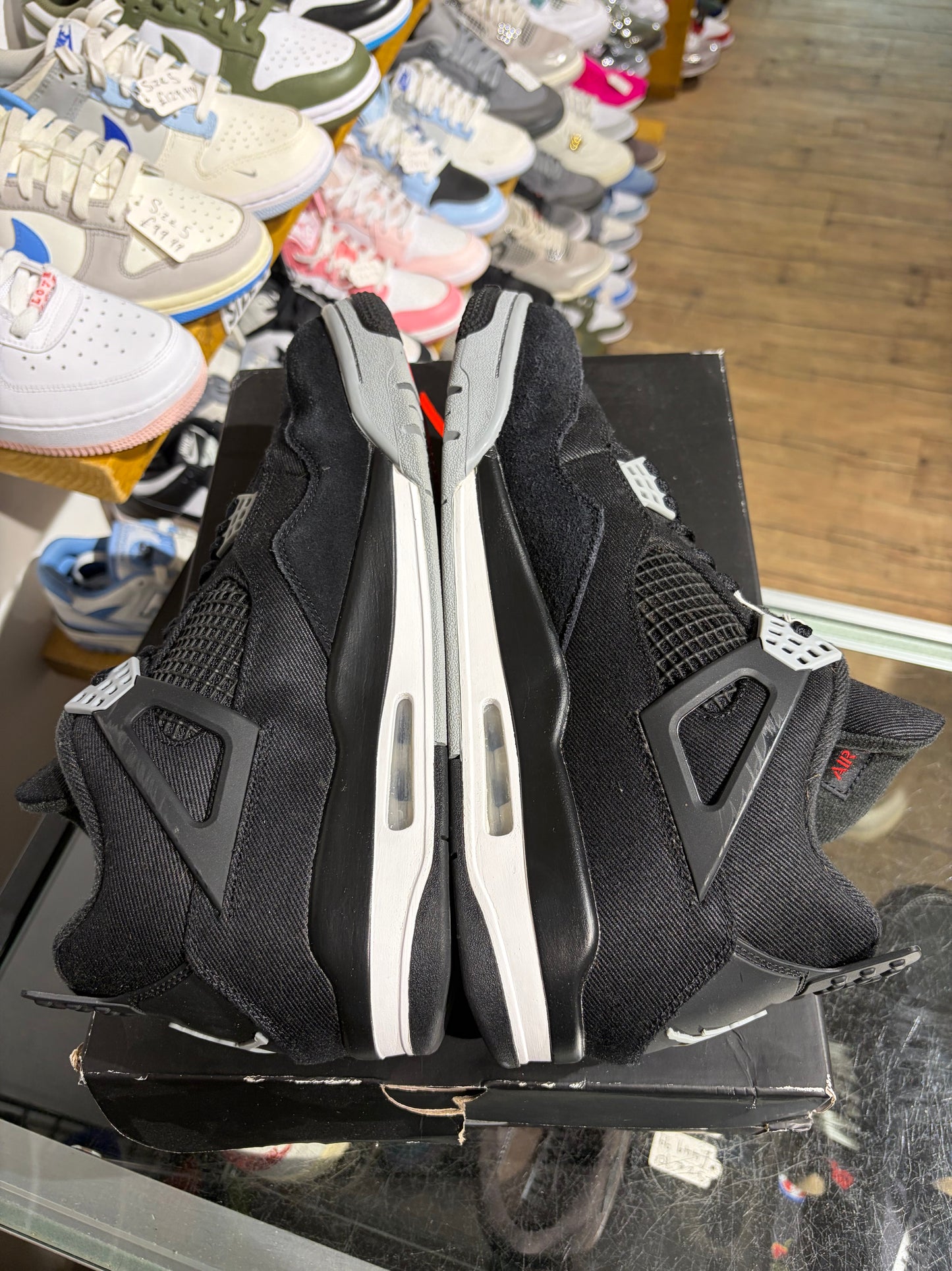 Jordan 4 Black Canvas UK 10.5