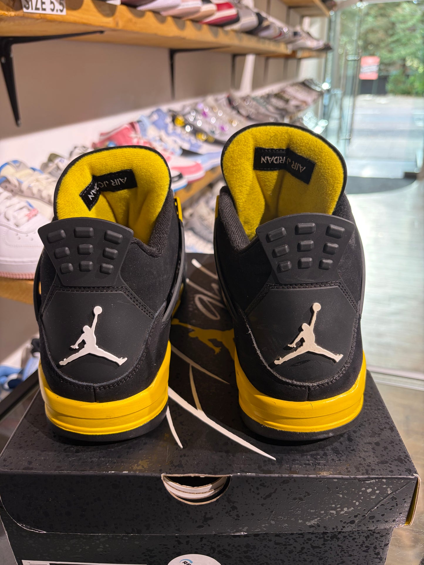 Air Jordan 4 Yellow Thunder UK 10