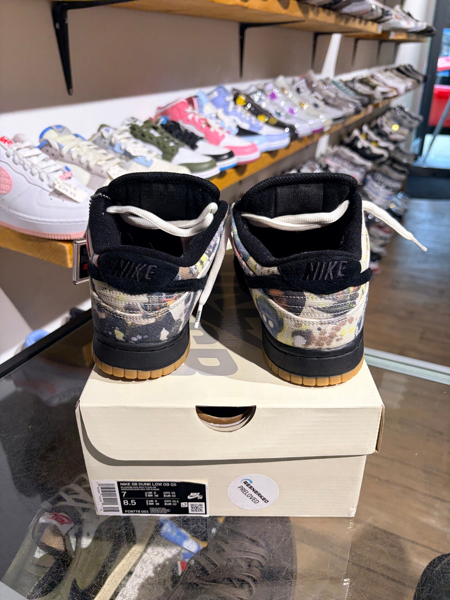 Nike SB Dunk Low x Supreme Rammellzee UK 6