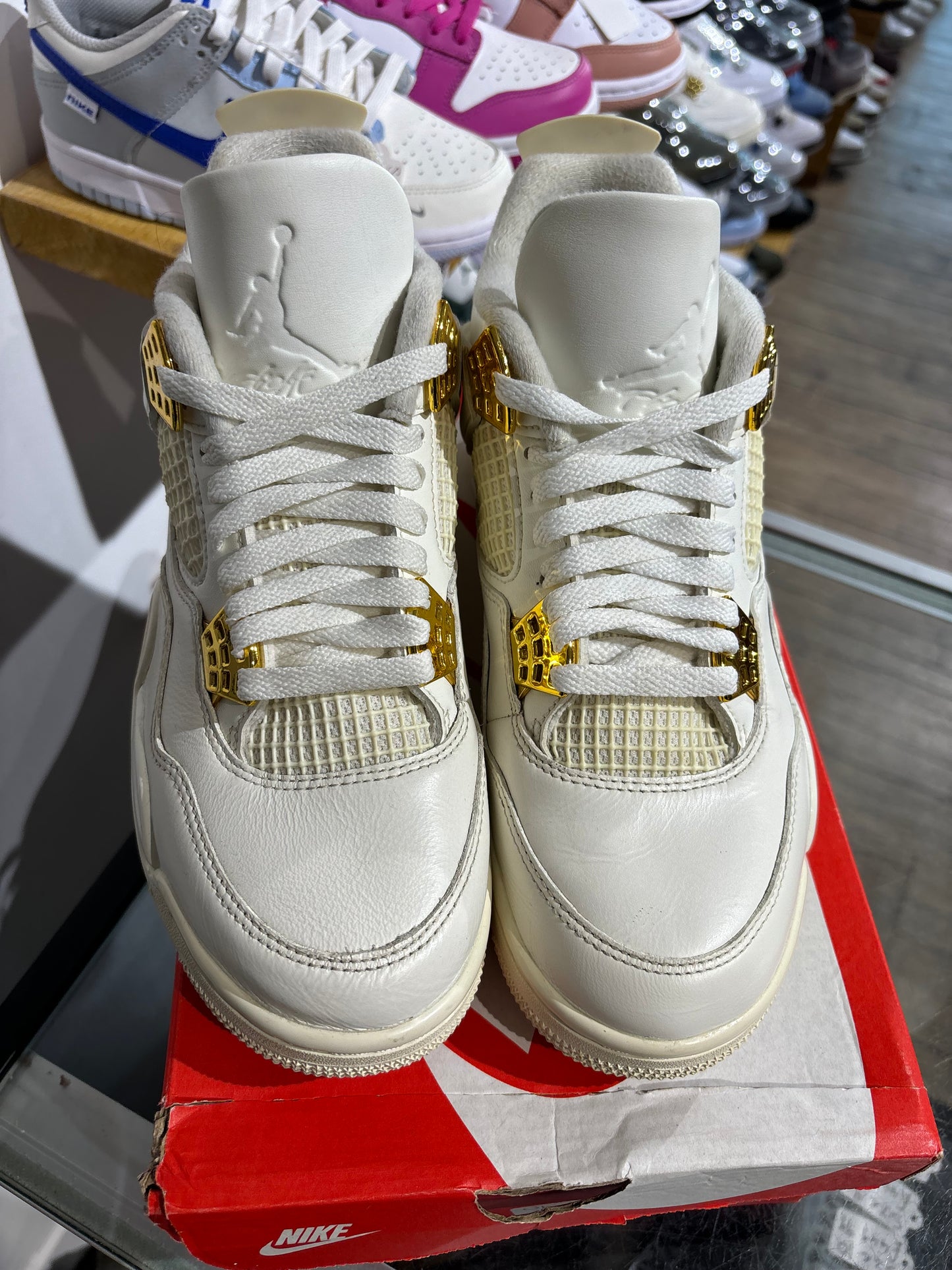 Jordan 4 Metallic Gold (W) UK 7