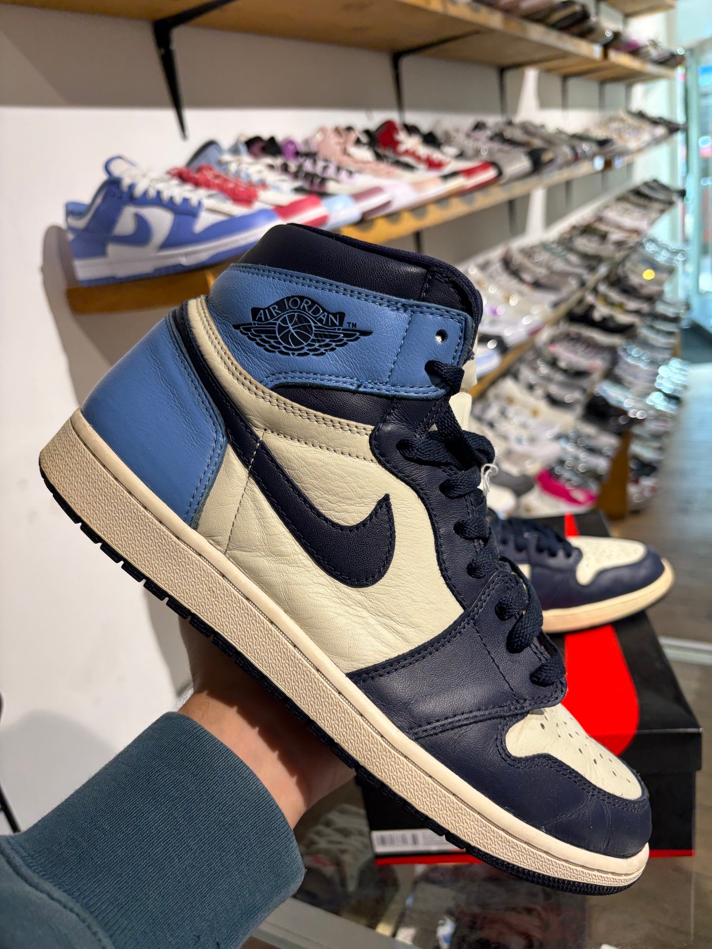Air Jordan 1 High Obsidian UK 10