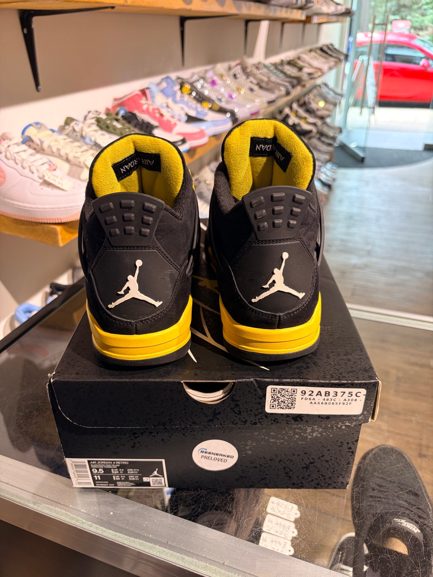 Air Jordan 4 Yellow Thunder UK 8.5