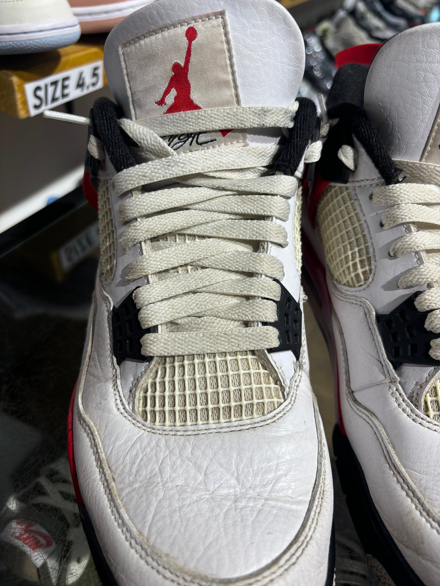 Air Jordan 4 Red Cement UK 8 USED