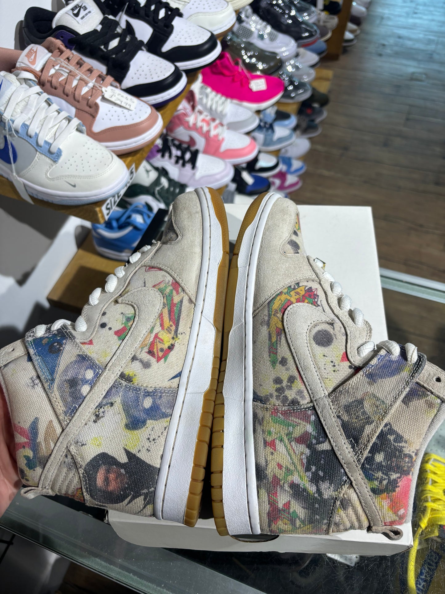 Nike SB Dunk High x Supreme Rammellzee UK 8