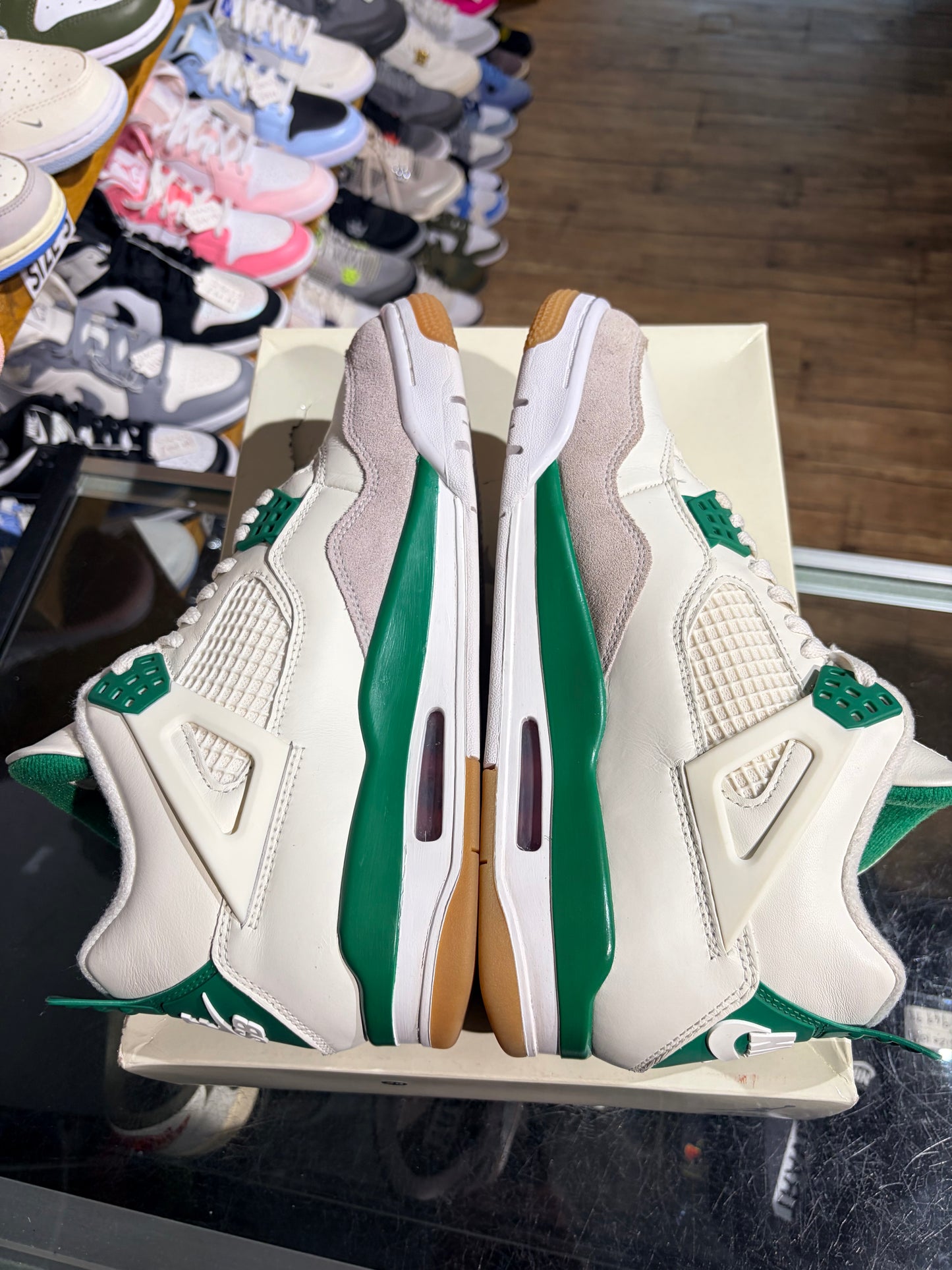 Air Jordan 4 SB Pine Green UK 8.5
