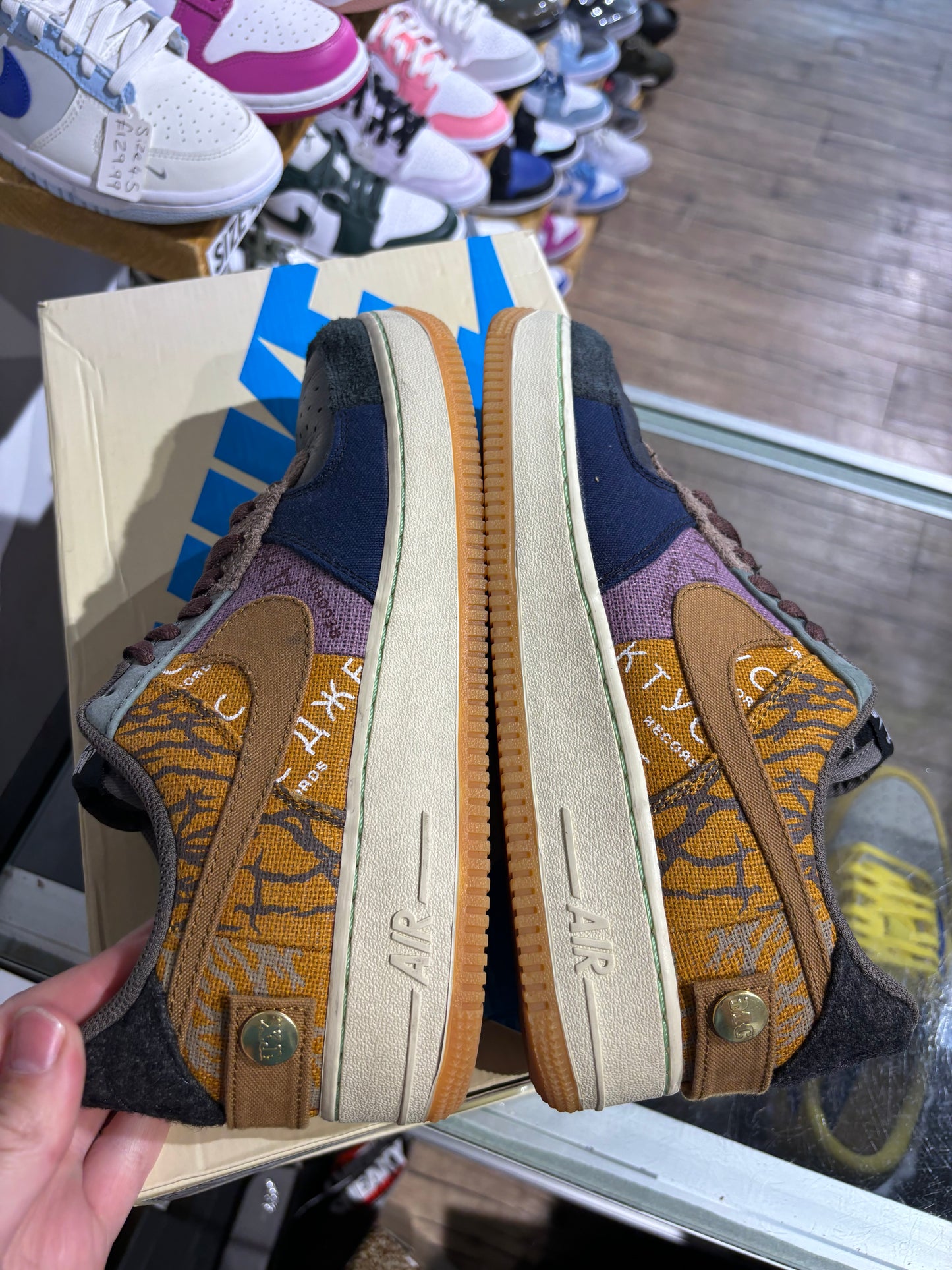 Nike Air Force 1 Low Travis Scott Cactus Jack UK 8