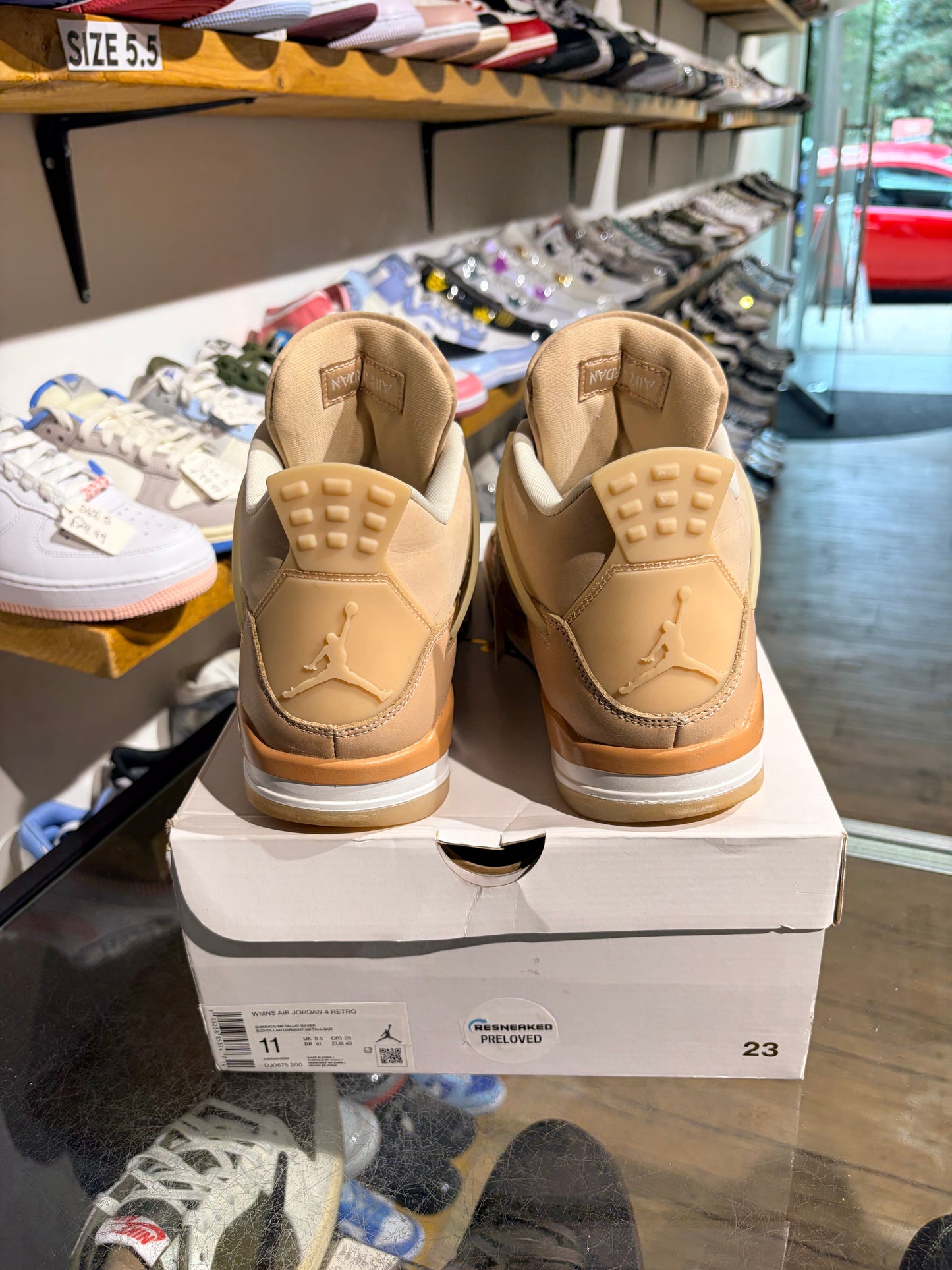 Air Jordan 4 Shimmer UK 8.5 (W)