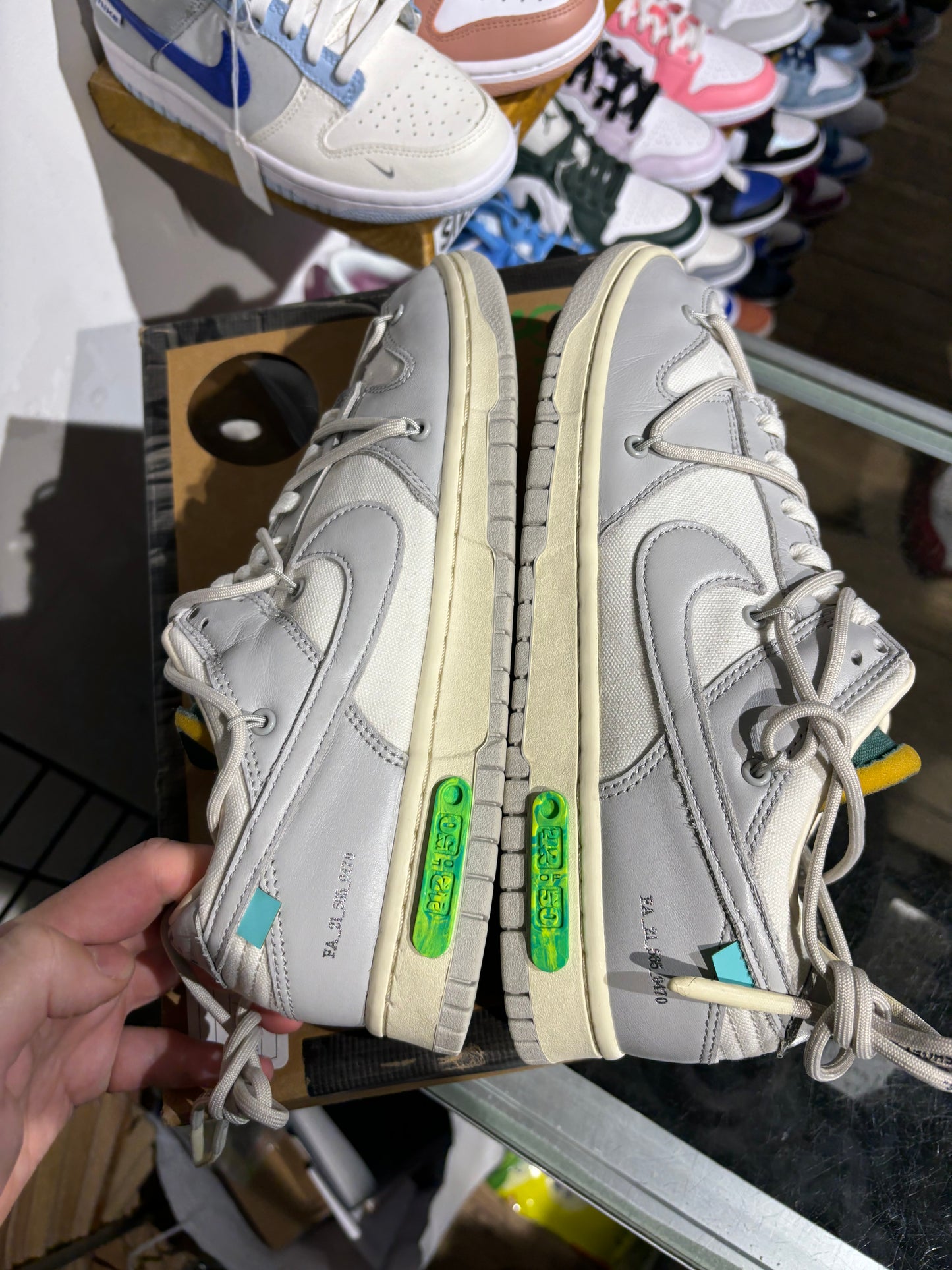 Off White Nike Lot 42 Dunk UK 9