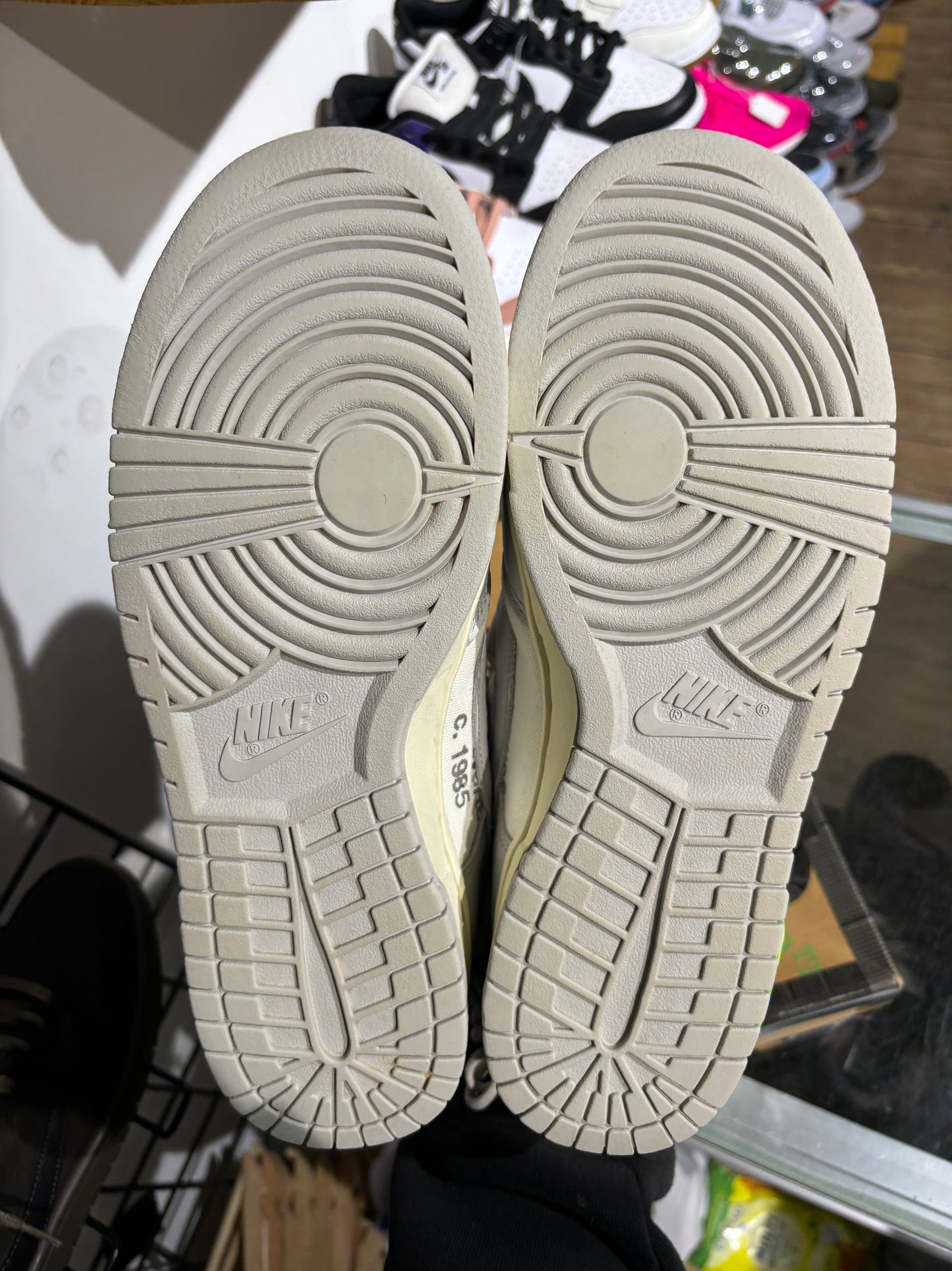 Off White Nike Lot 42 Dunk UK 9