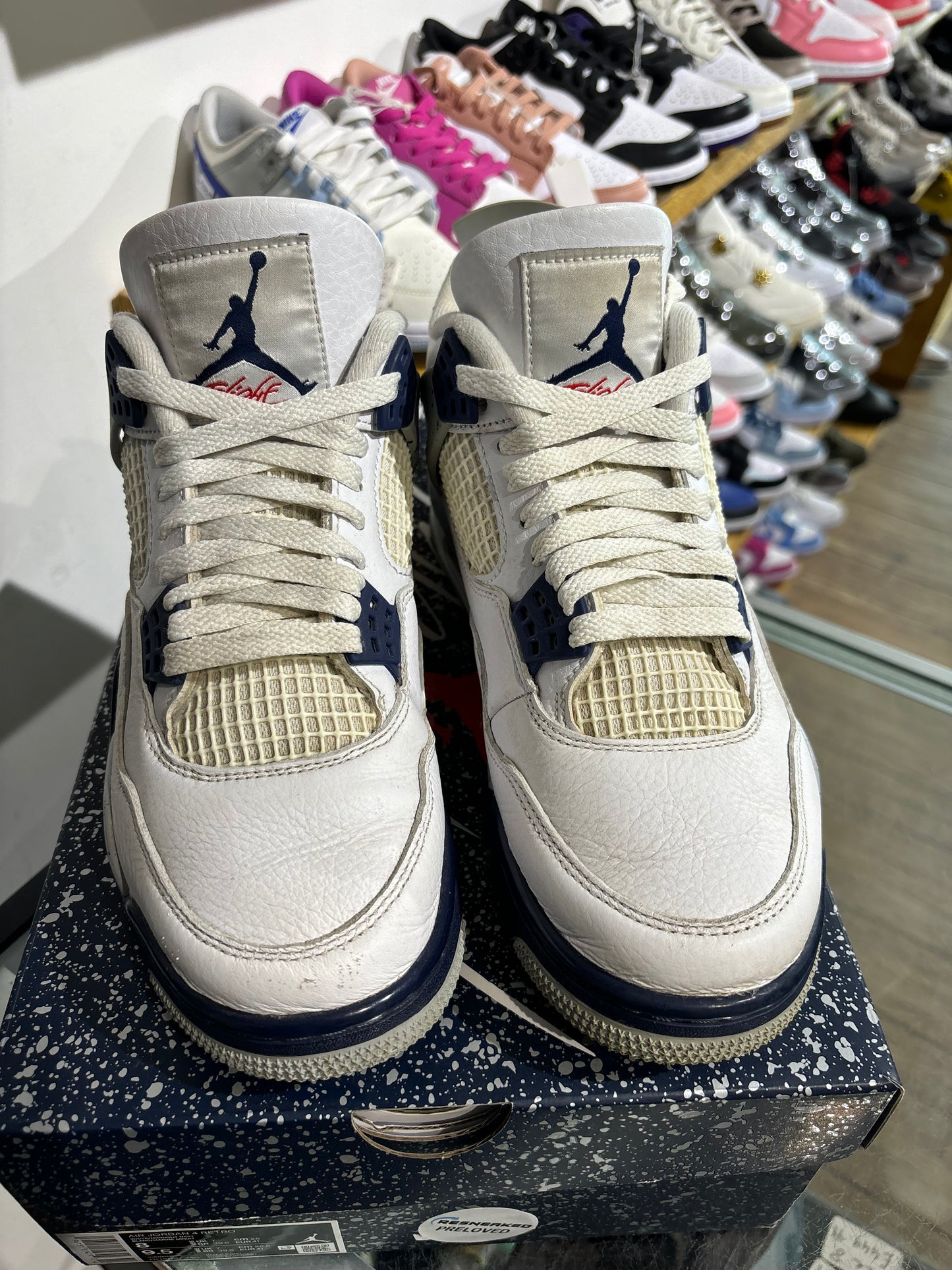 Jordan 4 Midnight Navy UK 7