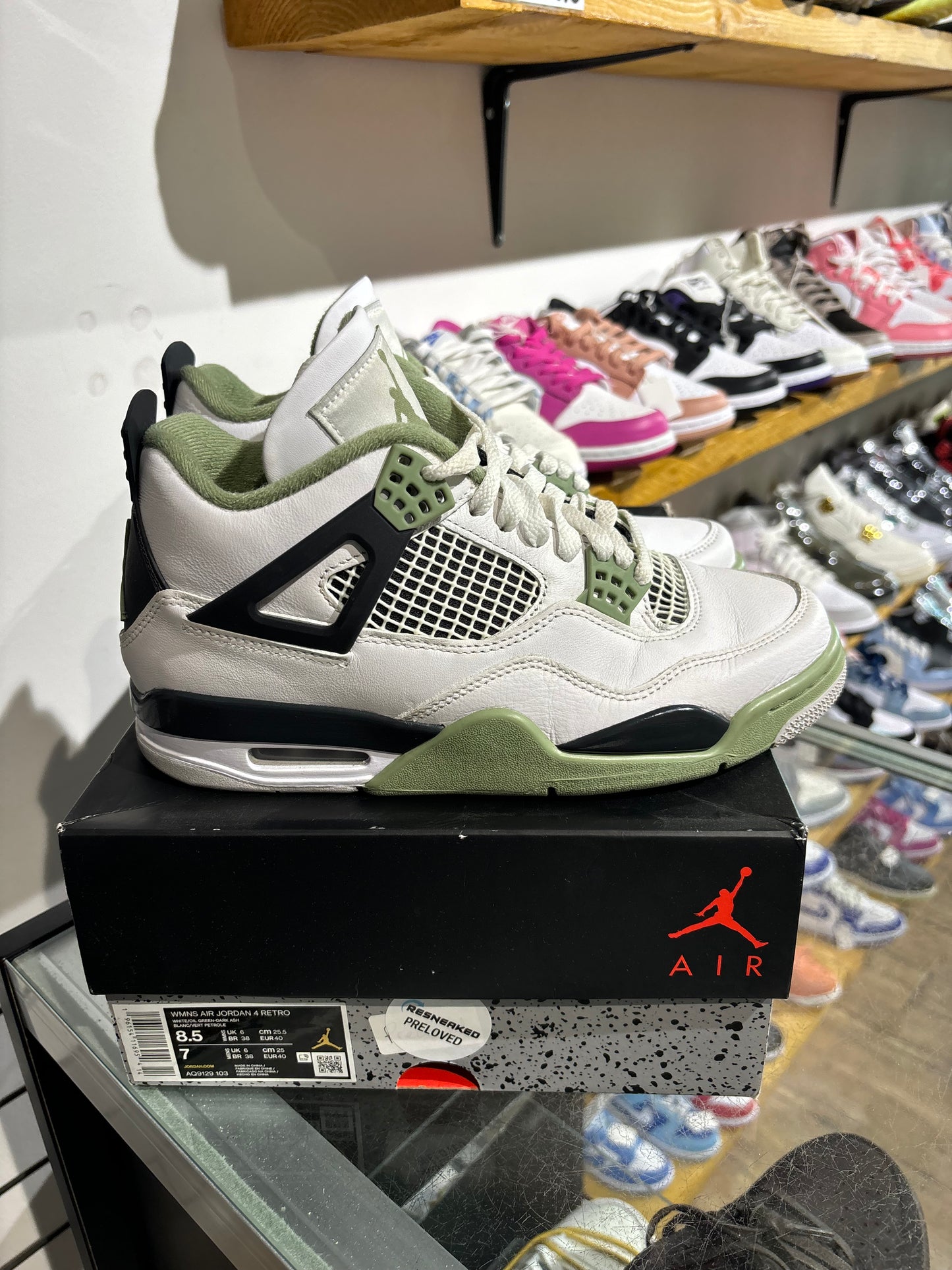 Jordan 4 Seafoam UK 6