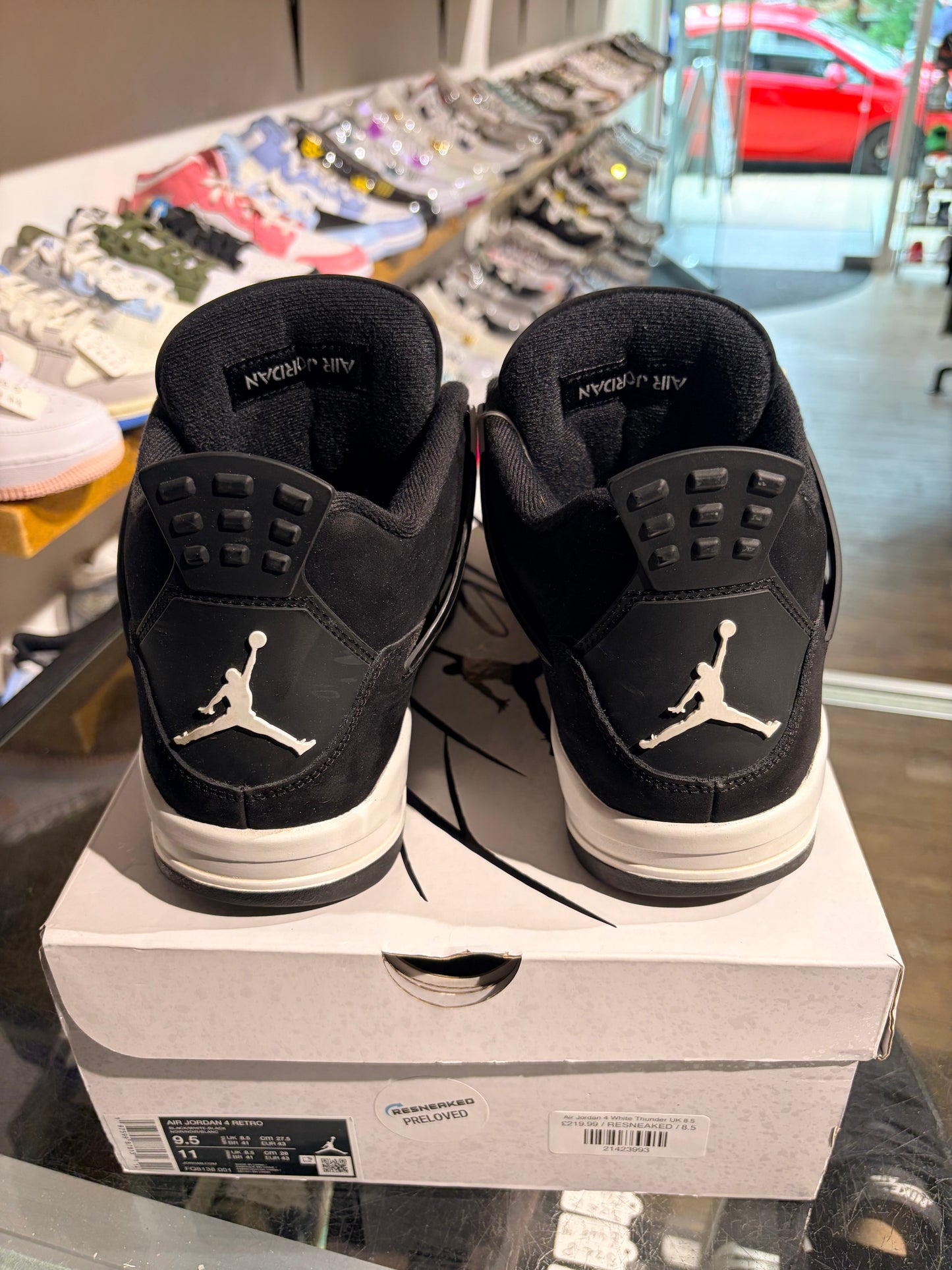 Air Jordan 4 White Thunder UK 8.5