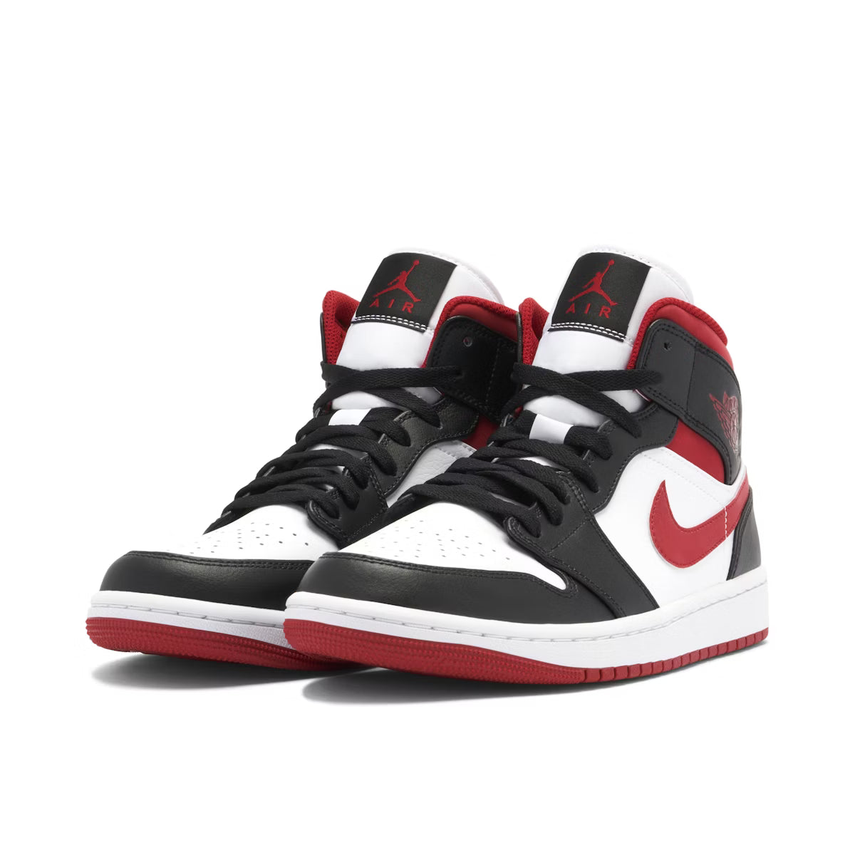 Air Jordan 1 Mid Black Gym Red