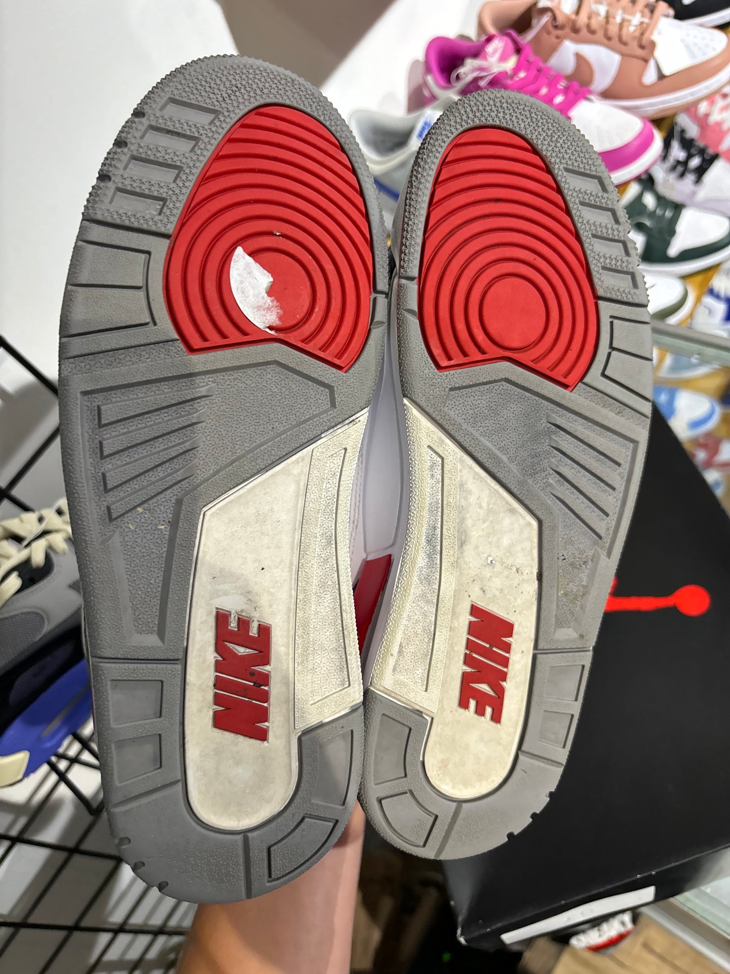 Jordan 3 Fire Red UK 8