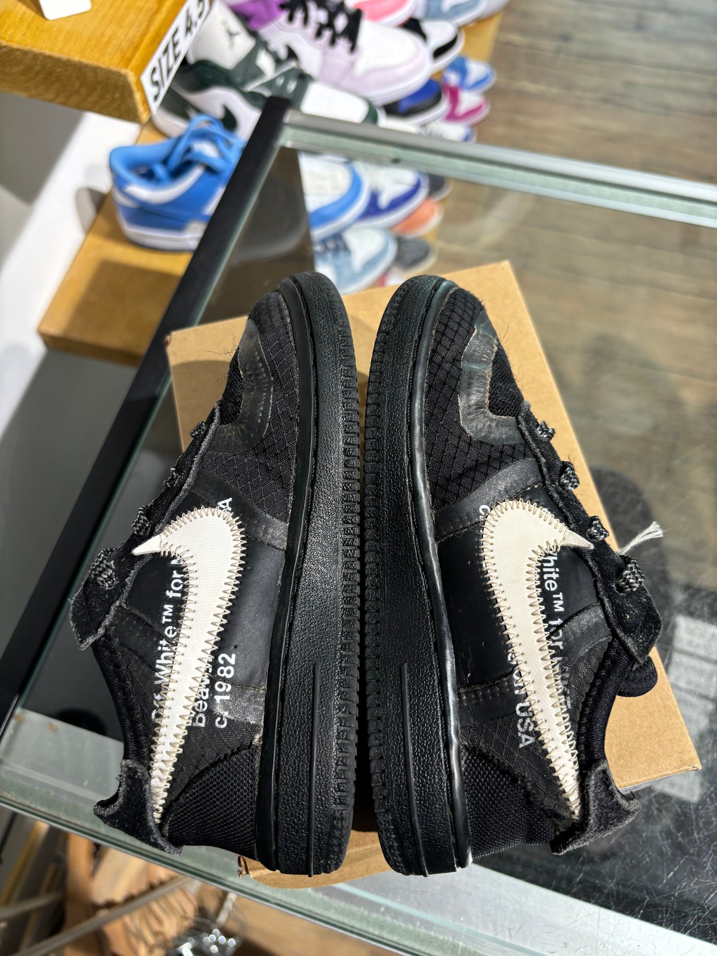 AF1 Off White Black TD UK 9.5