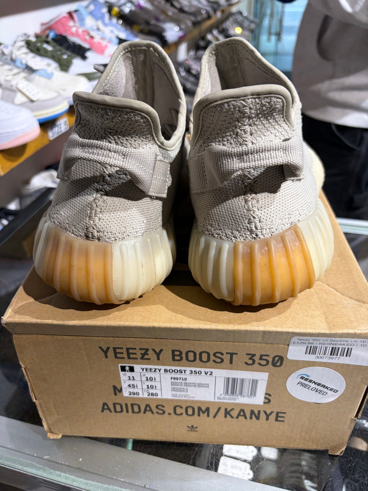 Yeezy 350 V2 Sesame UK 10.5
