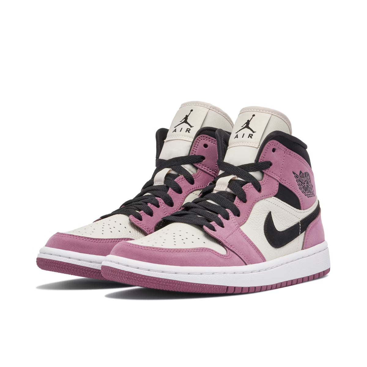 Air Jordan 1 Mid Berry Pink Mulberry (W)