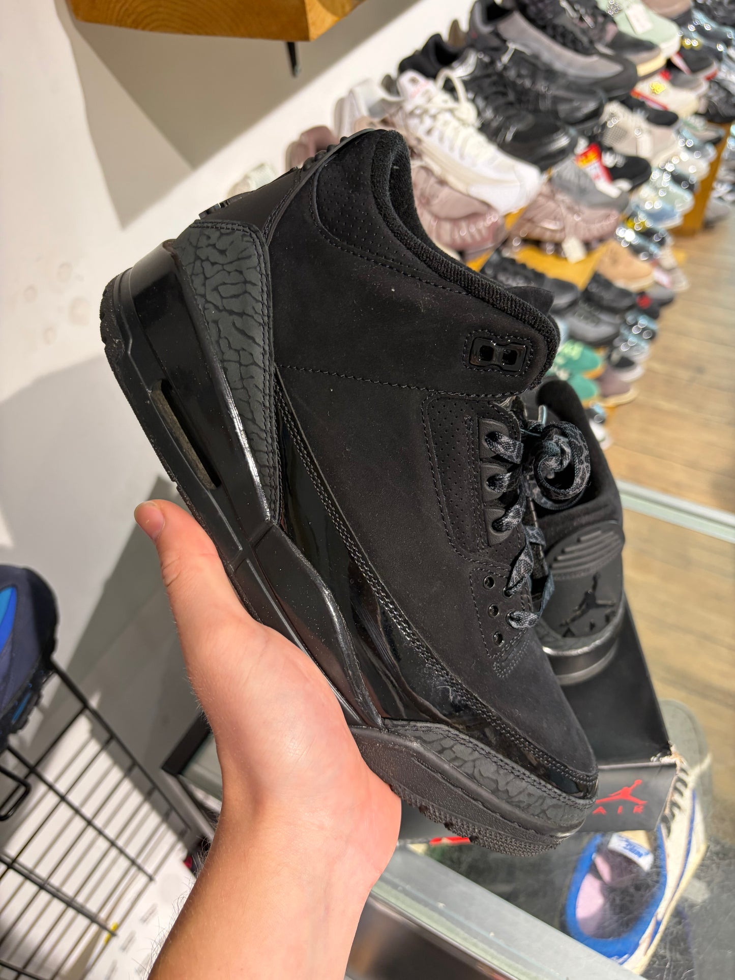 Jordan 3 Black Cat UK 10 #24
