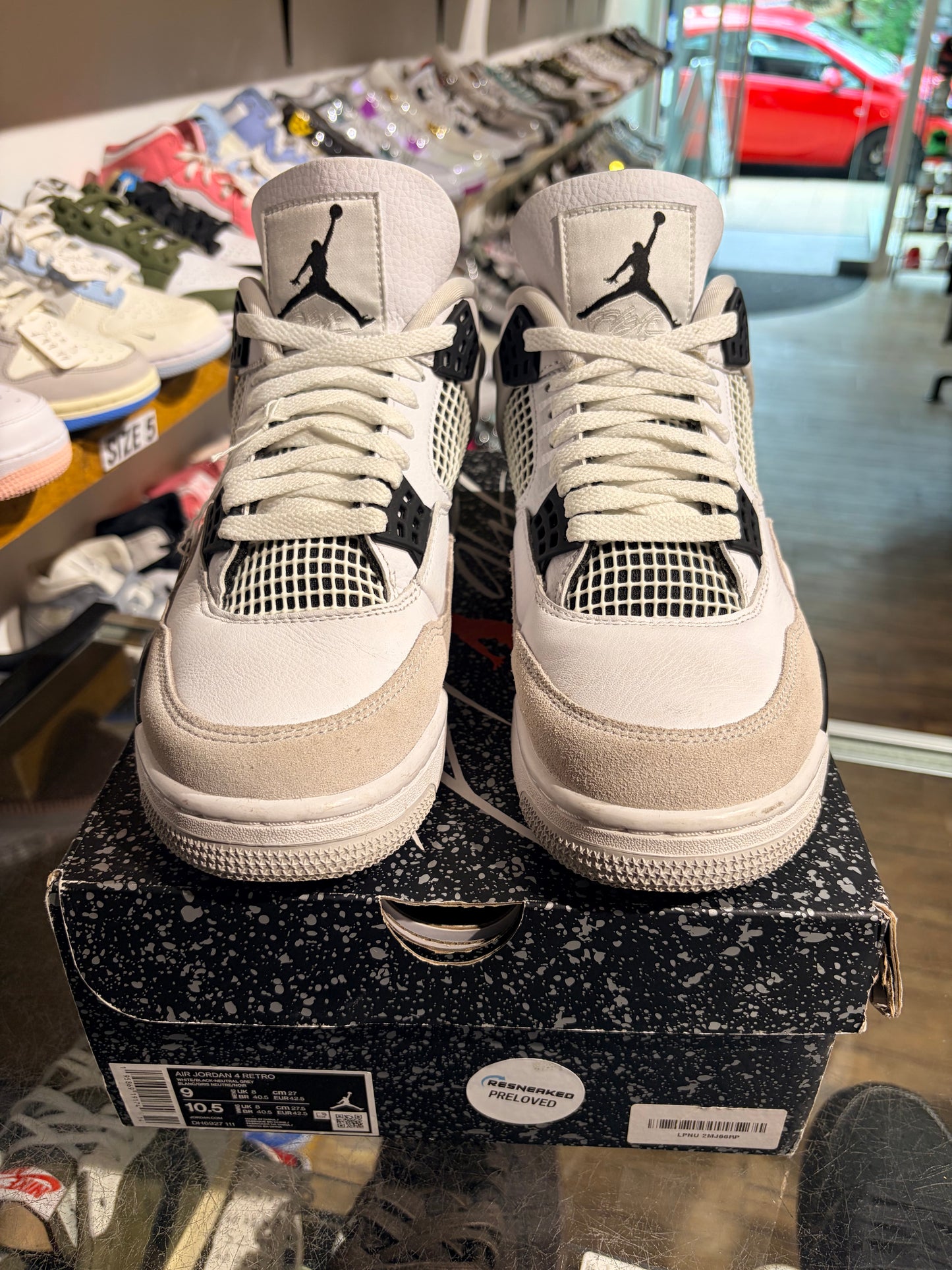 Air Jordan 4 Military Black UK 8 (A)