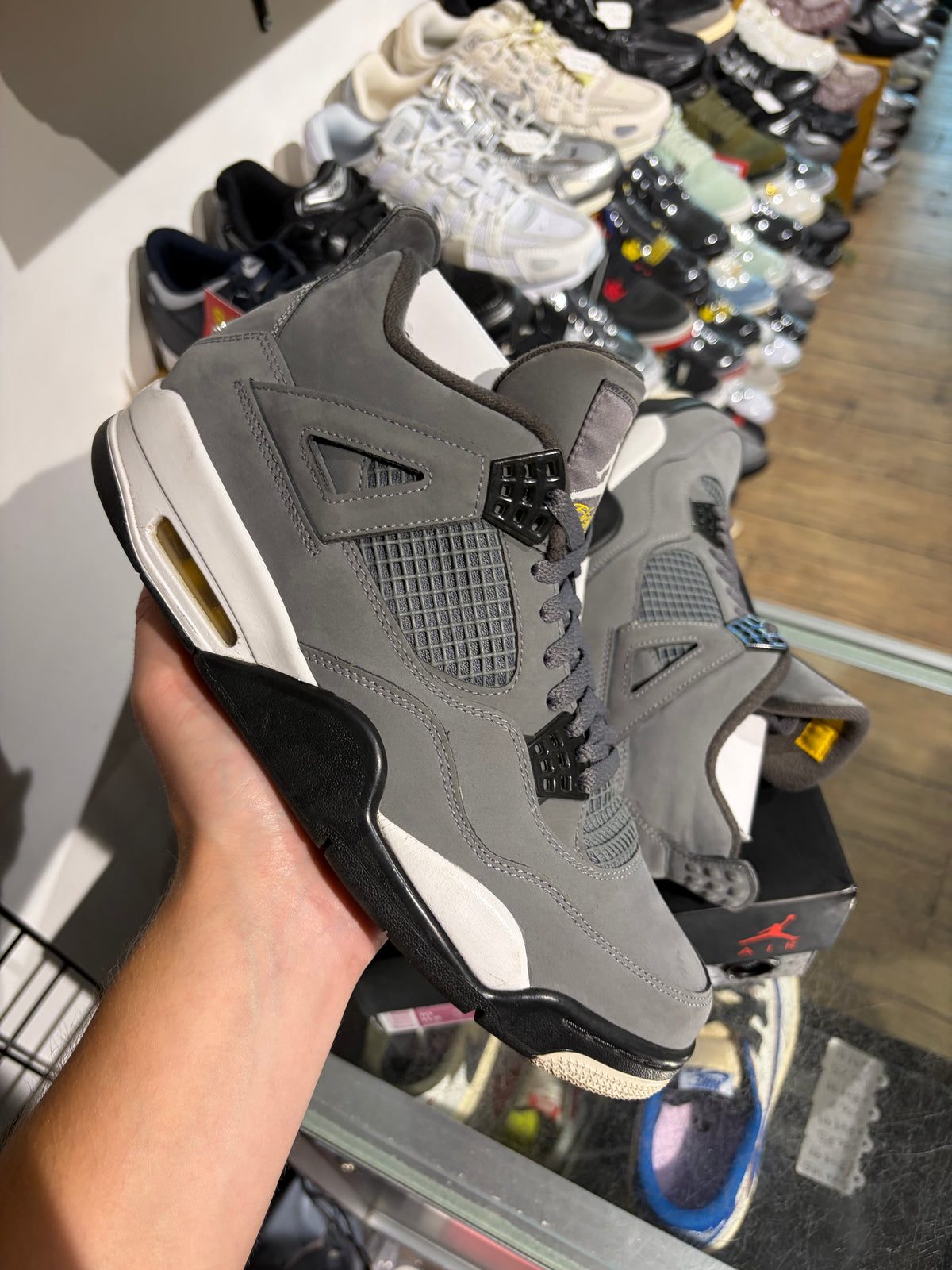 Jordan 4 Cool Grey UK 9 #199