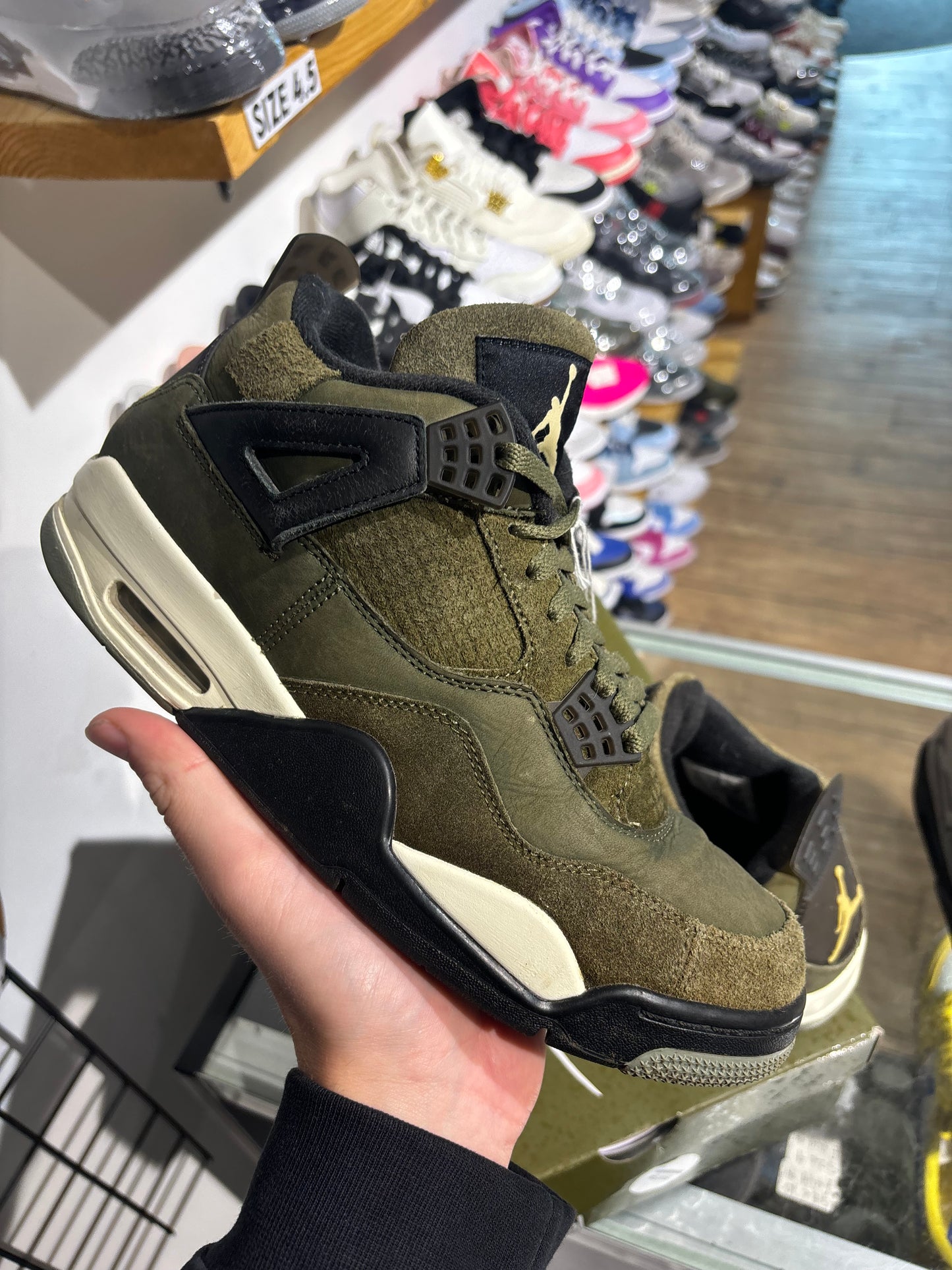 Air Jordan 4 SE Craft Olive UK 8