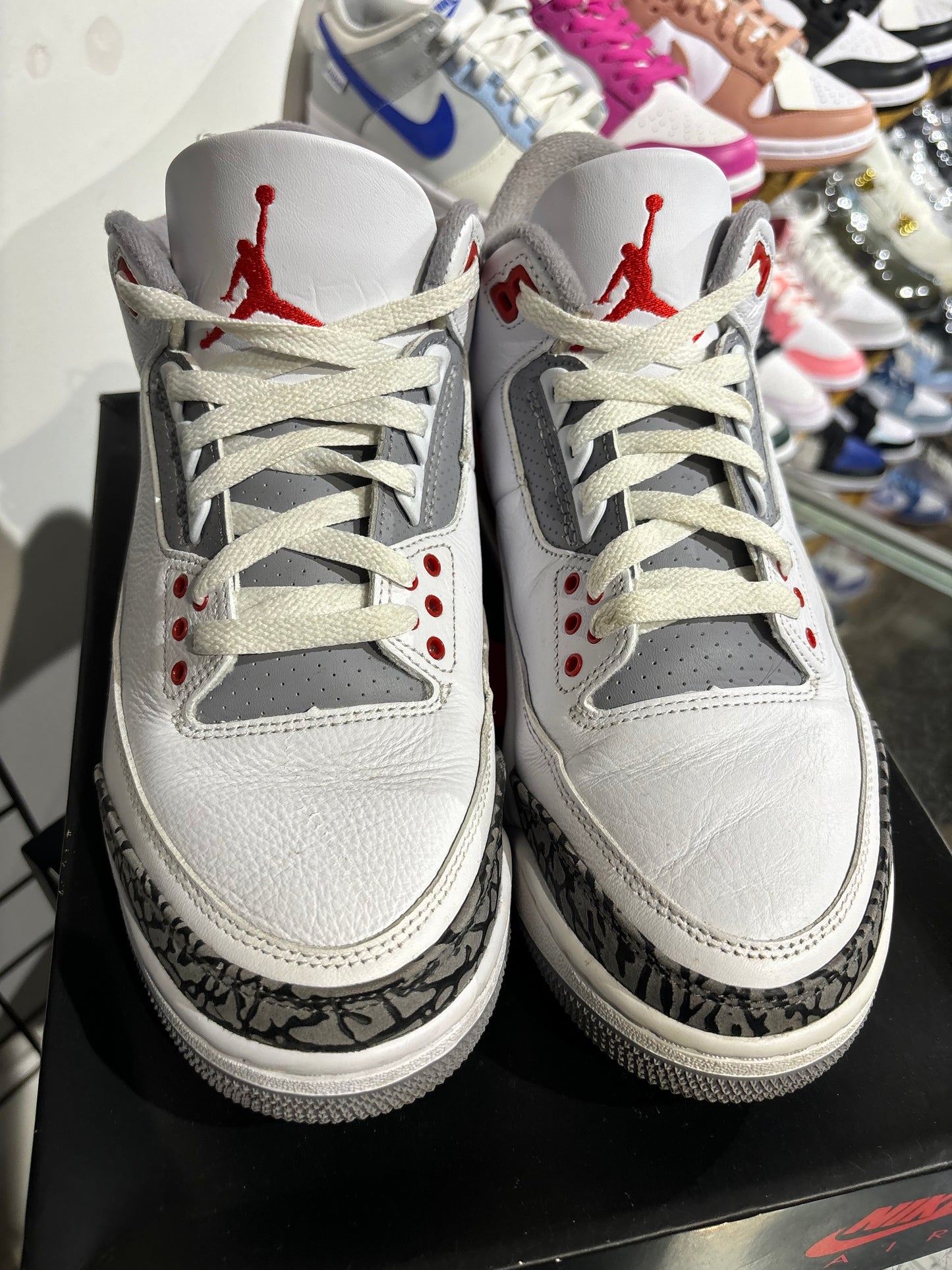 Jordan 3 Fire Red UK 8