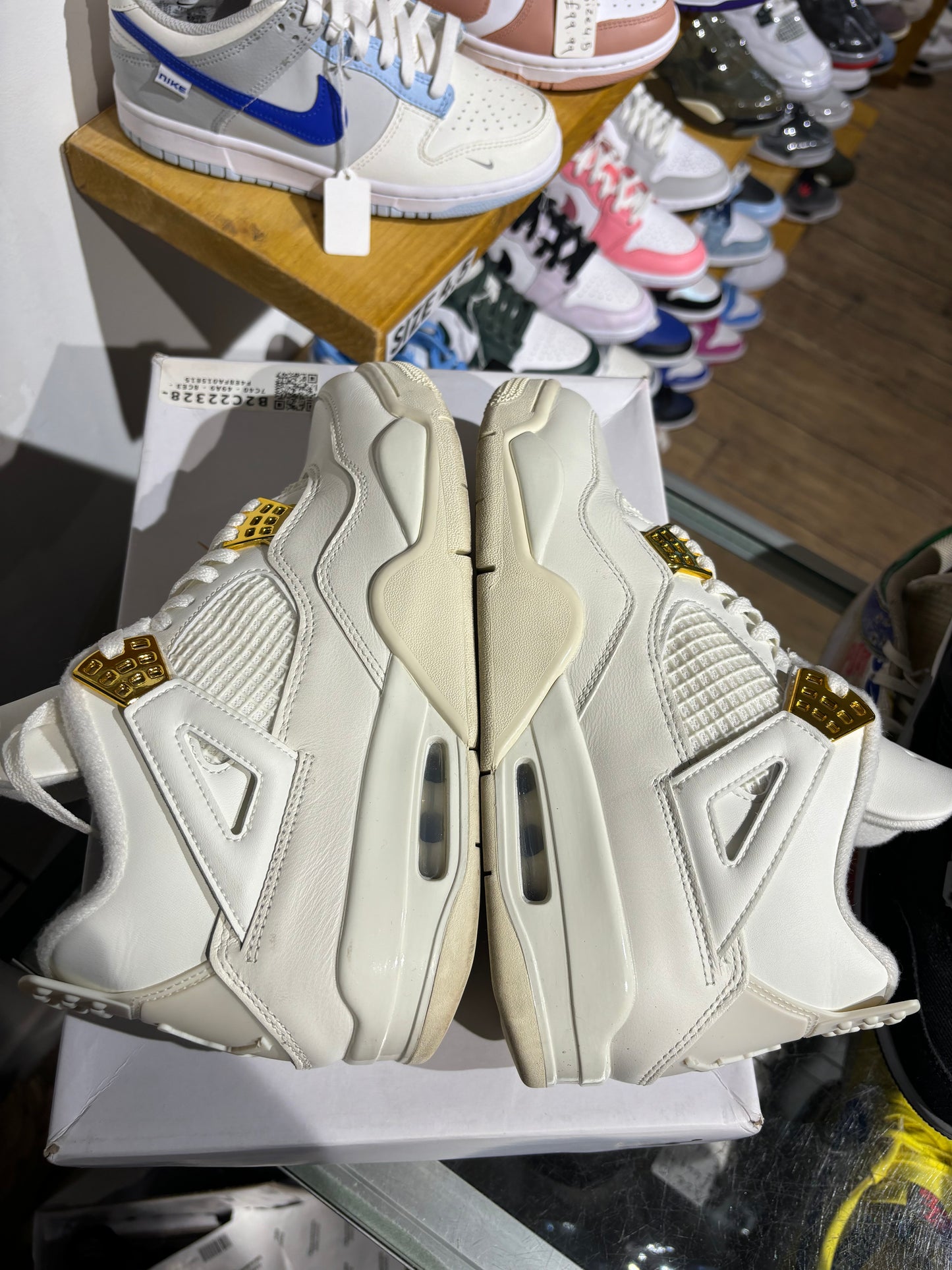 Air Jordan 4 Metallic Gold (W) UK 7.5
