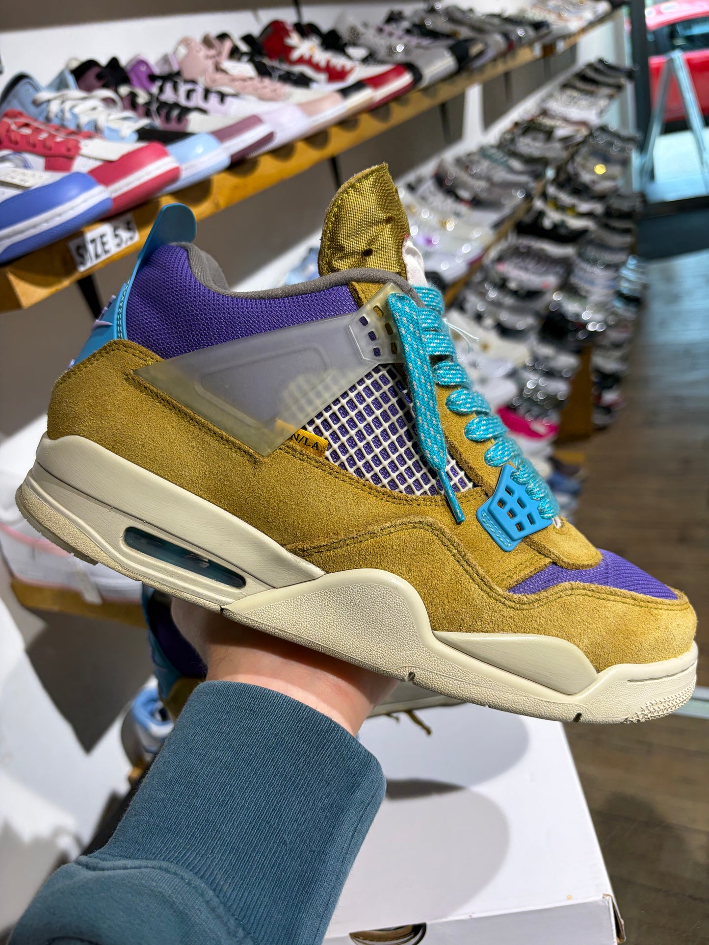 Air Jordan 4 Union Dessert Moss UK 9