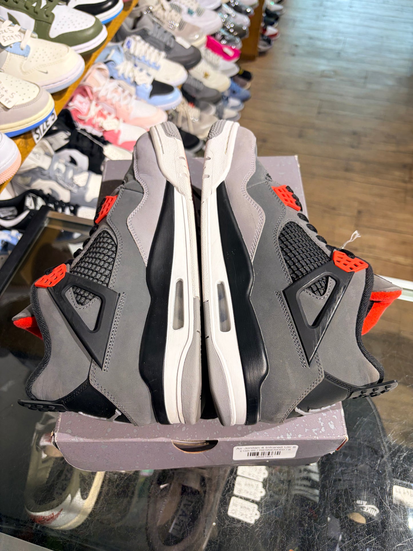 Air Jordan 4 Infrared UK 8