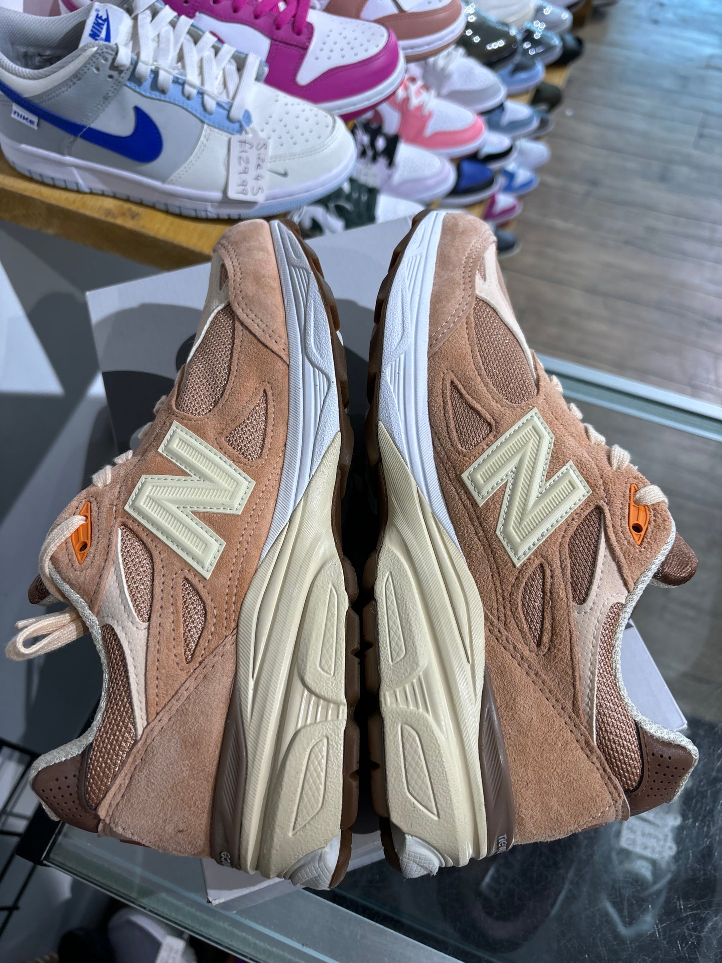 New Balance 990V3 Size Exclusive Orange Cream UK 7.5