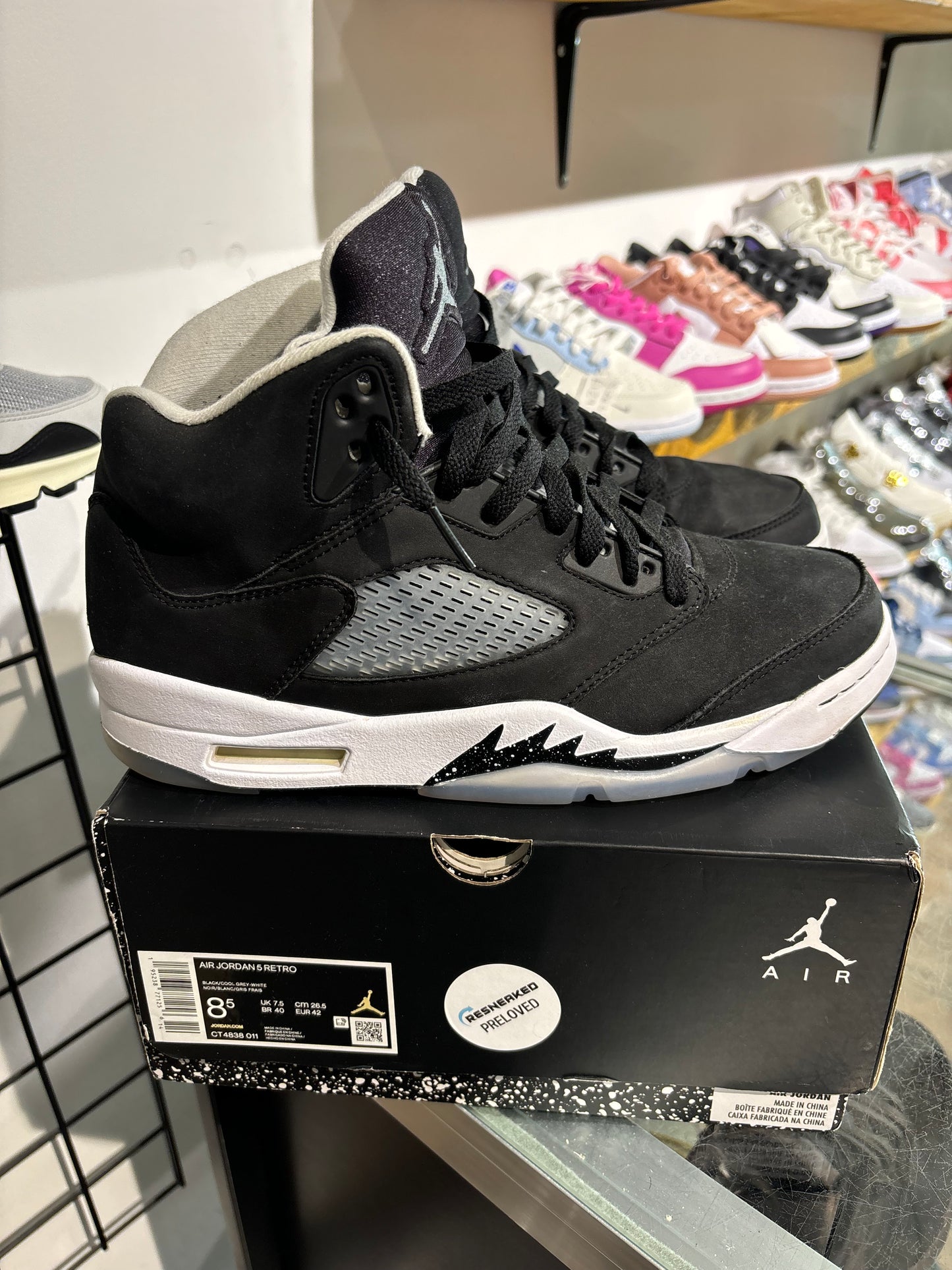 Jordan 5 Retro Oreo Moonlight UK 7.5