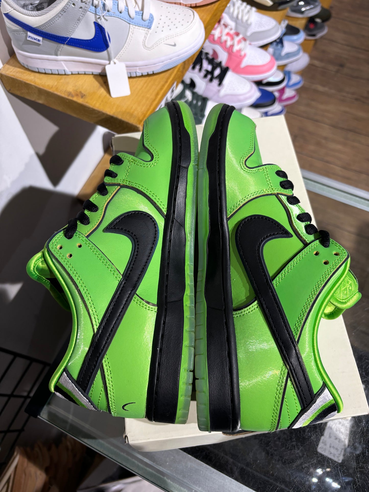 Nike SB Dunk Low Powerpuff Girls Buttercup UK 7.5