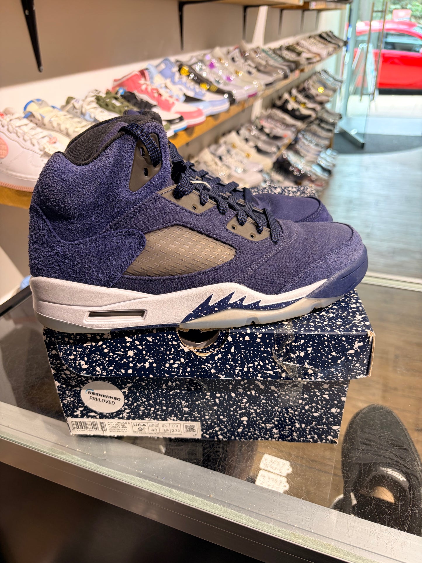 Air Jordan 5 Midnight Navy UK 8.5