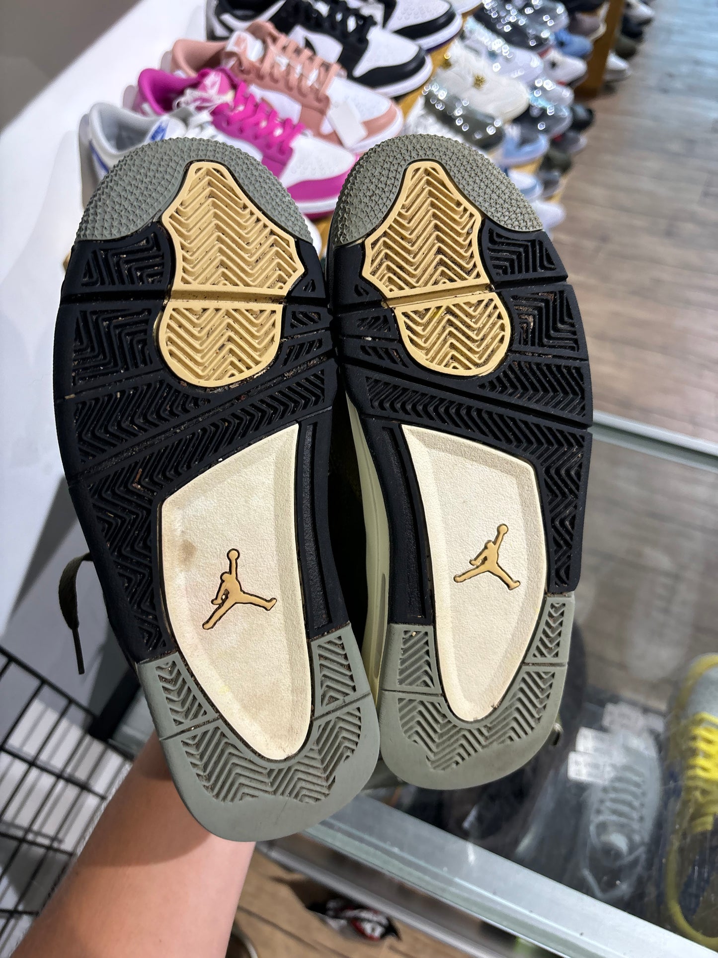 Jordan 4 Olive Craft UK 5.5 (GS)