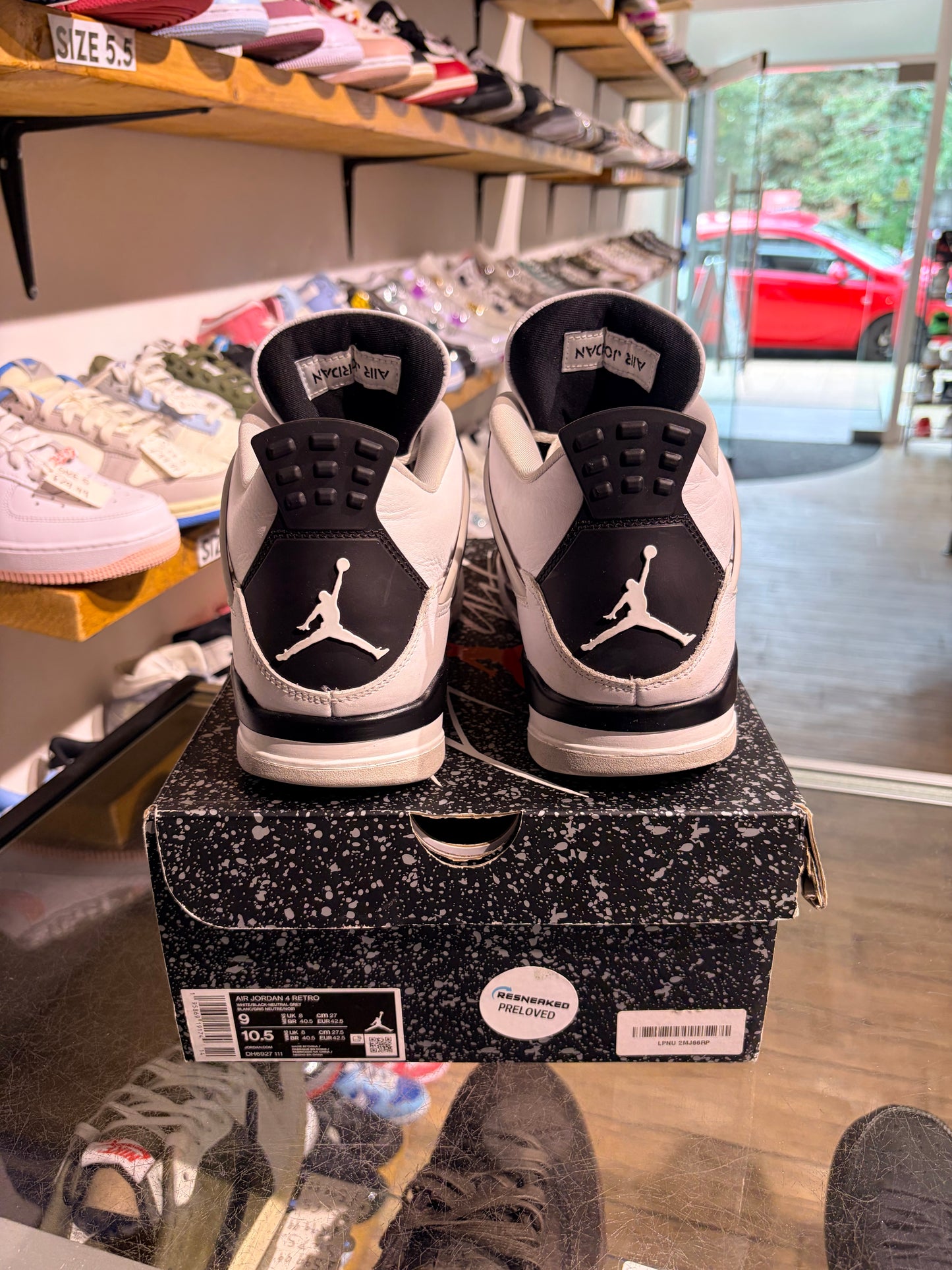 Air Jordan 4 Military Black UK 8 (A)