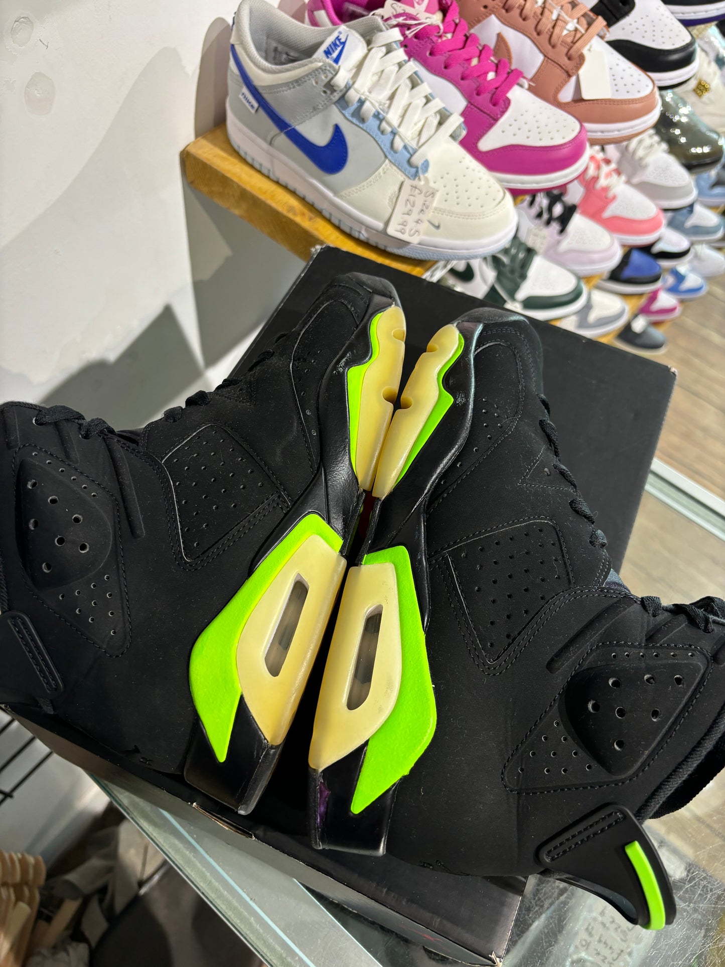 Jordan 6 Electric Green UK 7.5