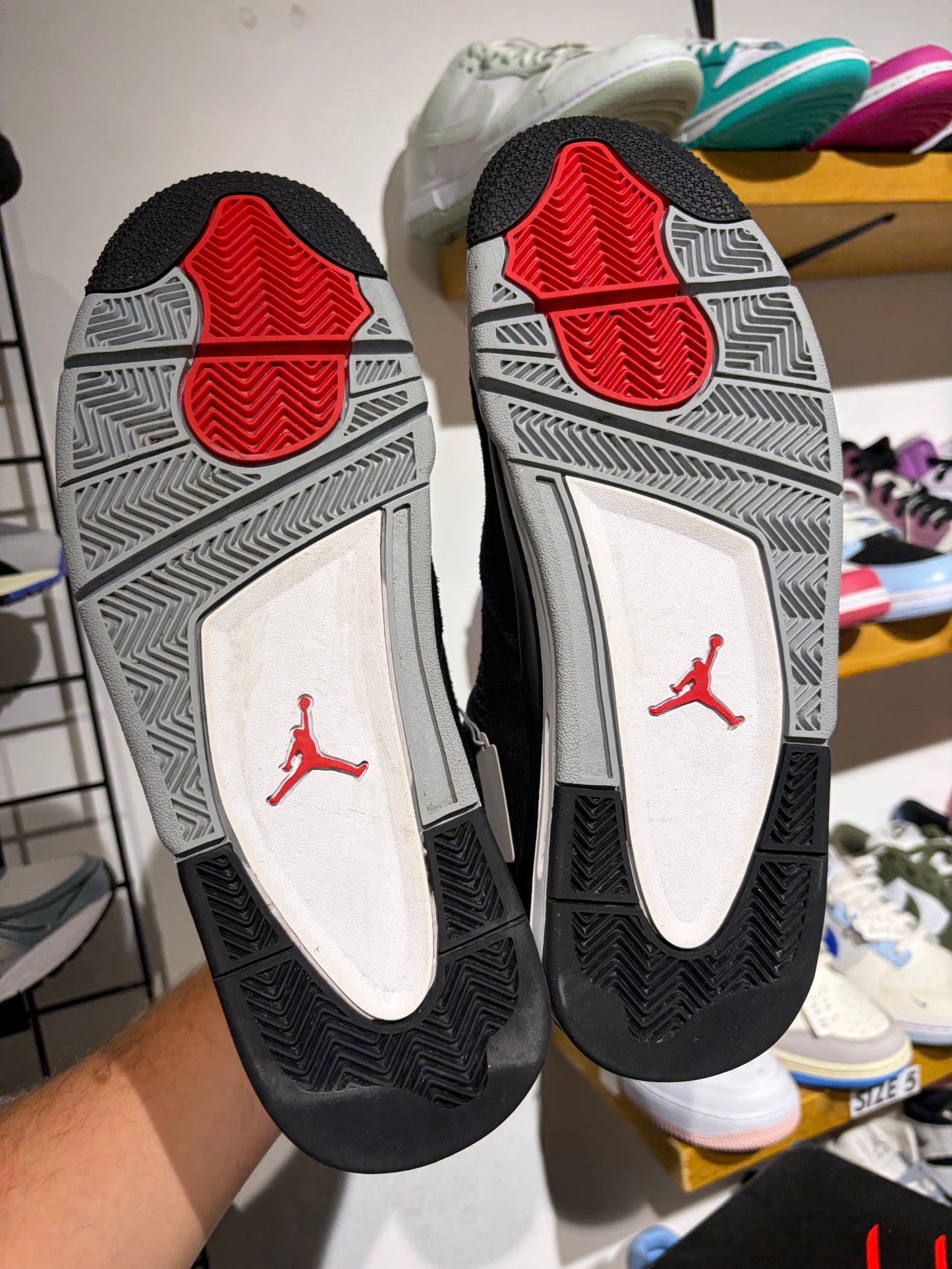 Jordan 4 Black Canvas UK 10.5