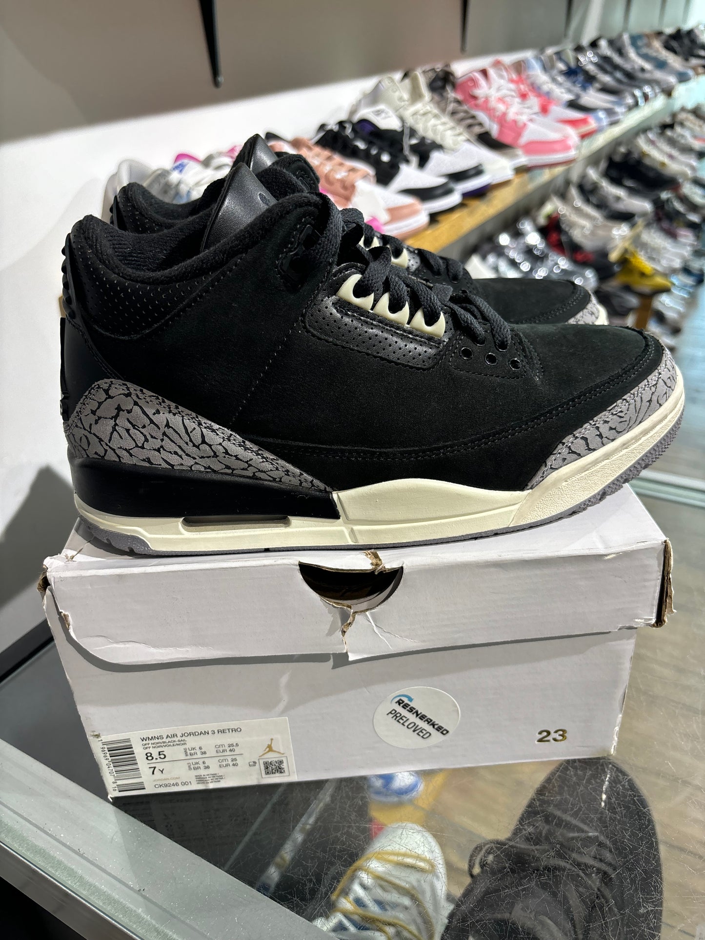 Jordan 3 Off Noir UK 6