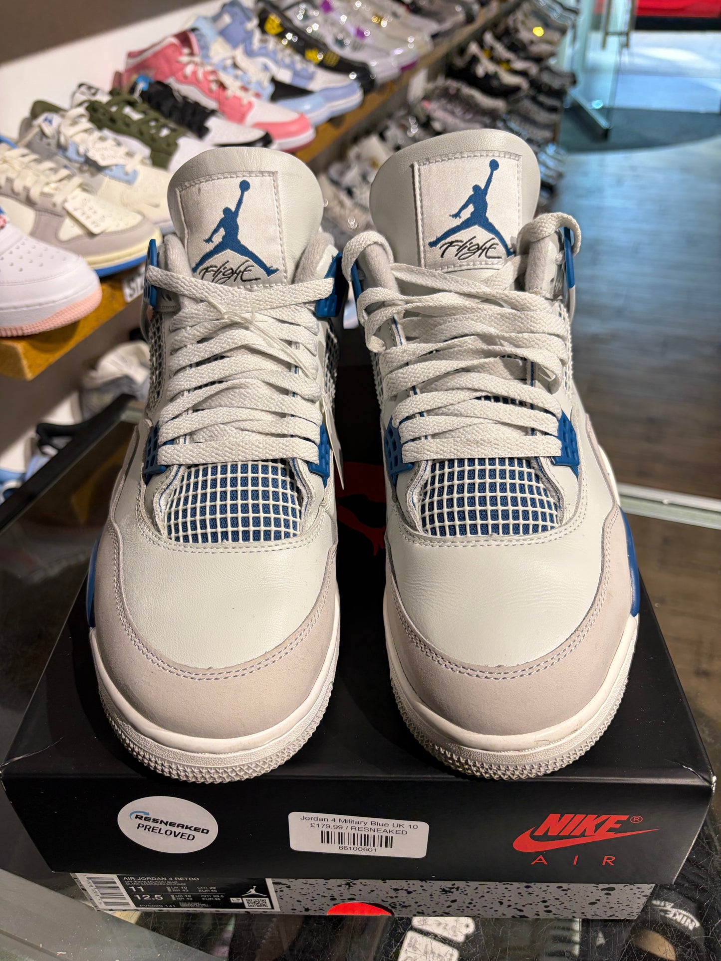 Jordan 4 Military Blue UK 10