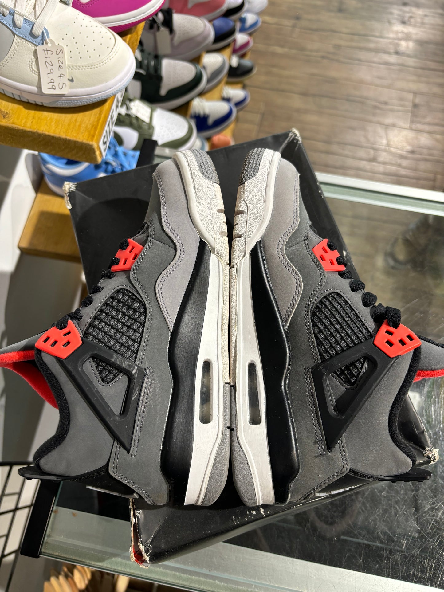Jordan 4 Infrared UK 3 (GS)