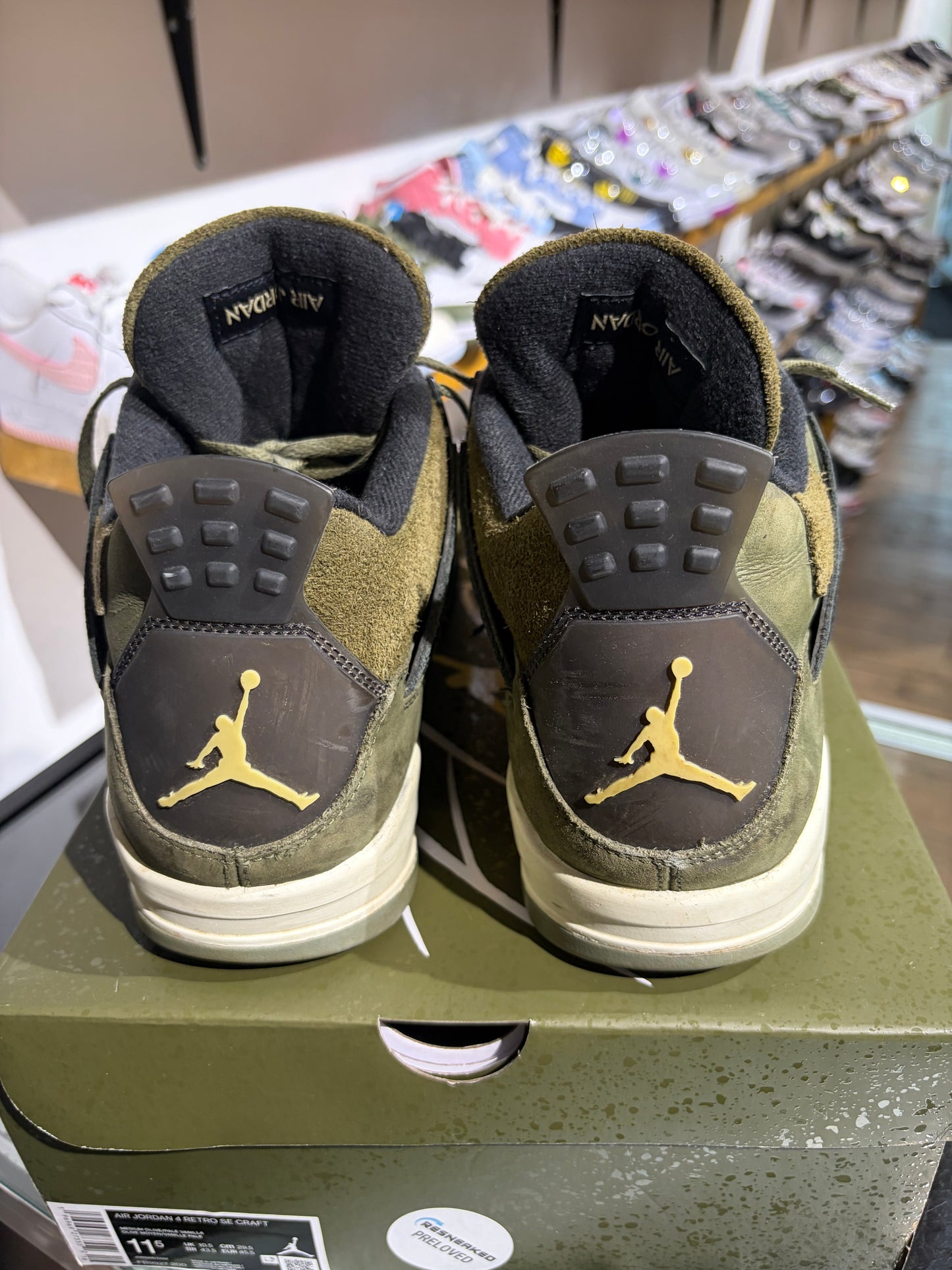 Air Jordan 4 Olive Craft UK 10.5