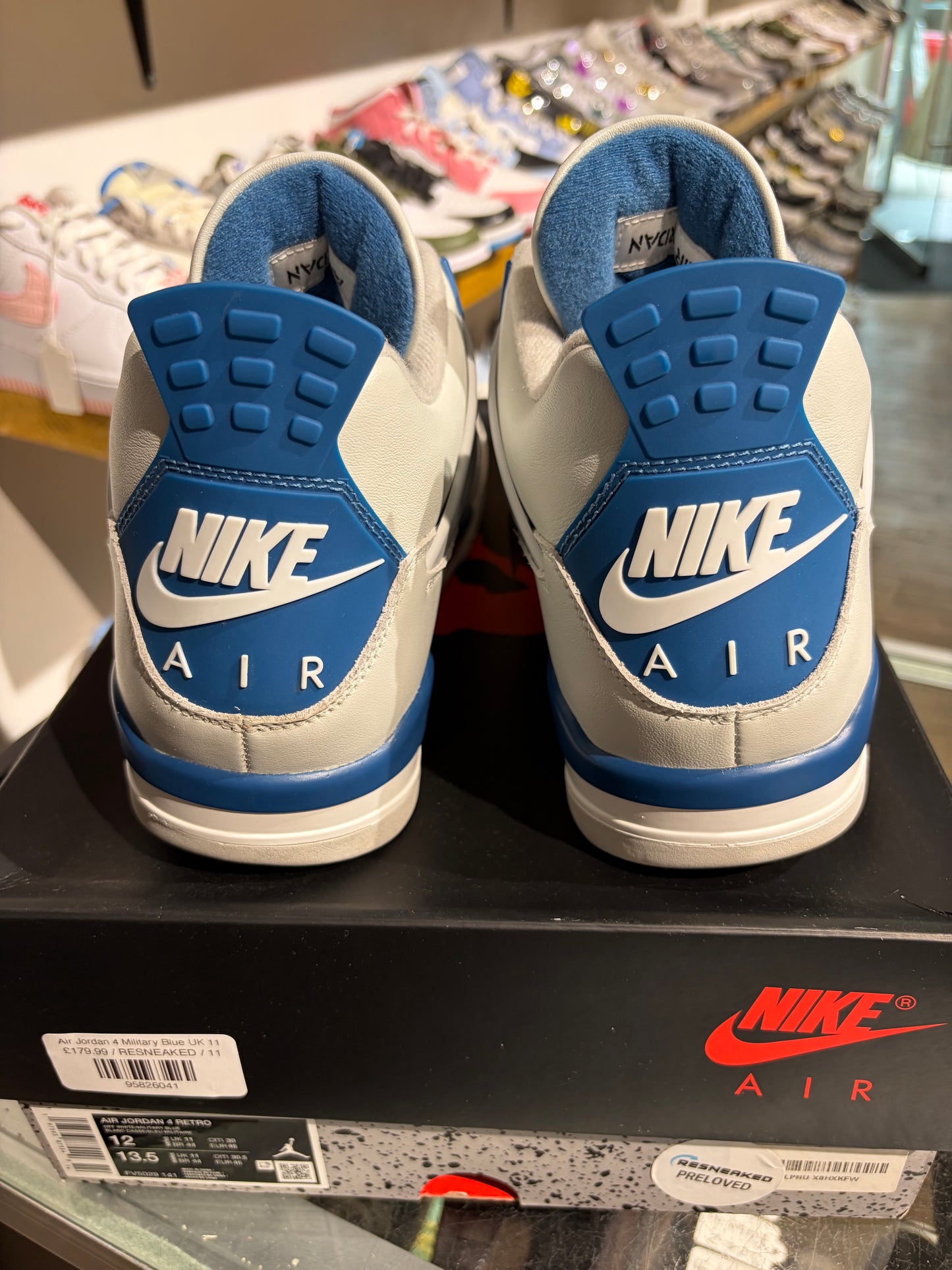 Air Jordan 4 Military Blue UK 11
